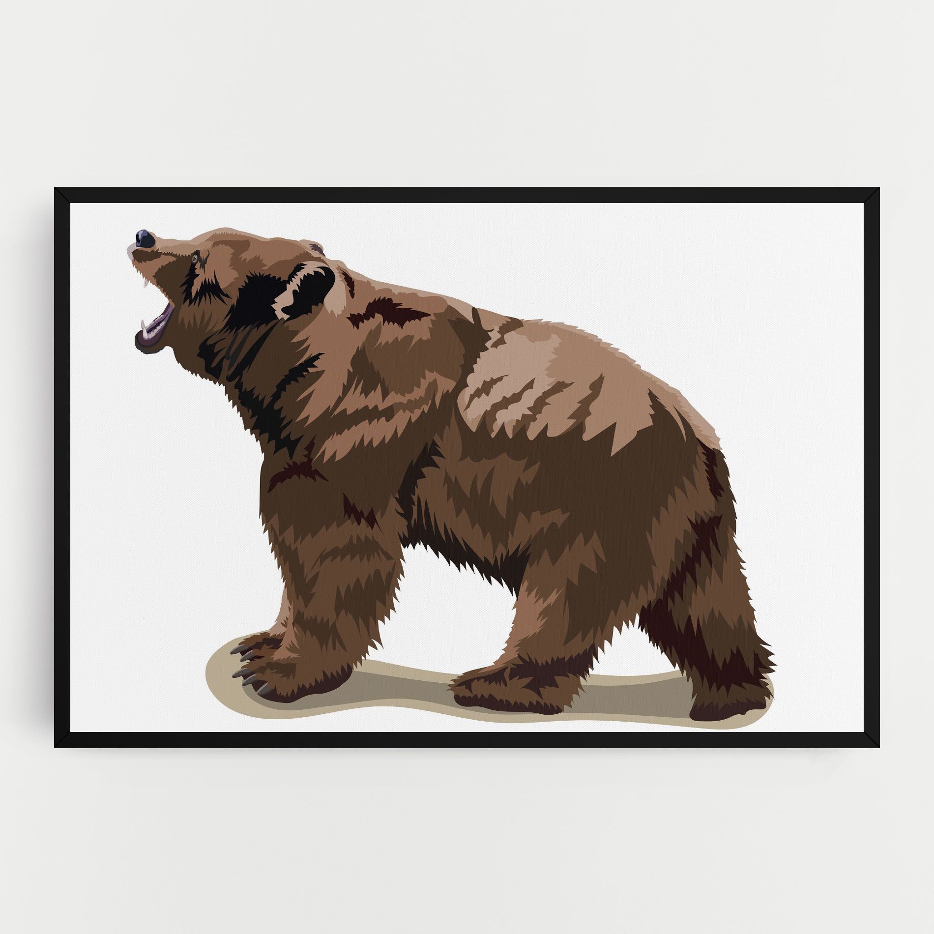 Angry Walking Bear mockup 0