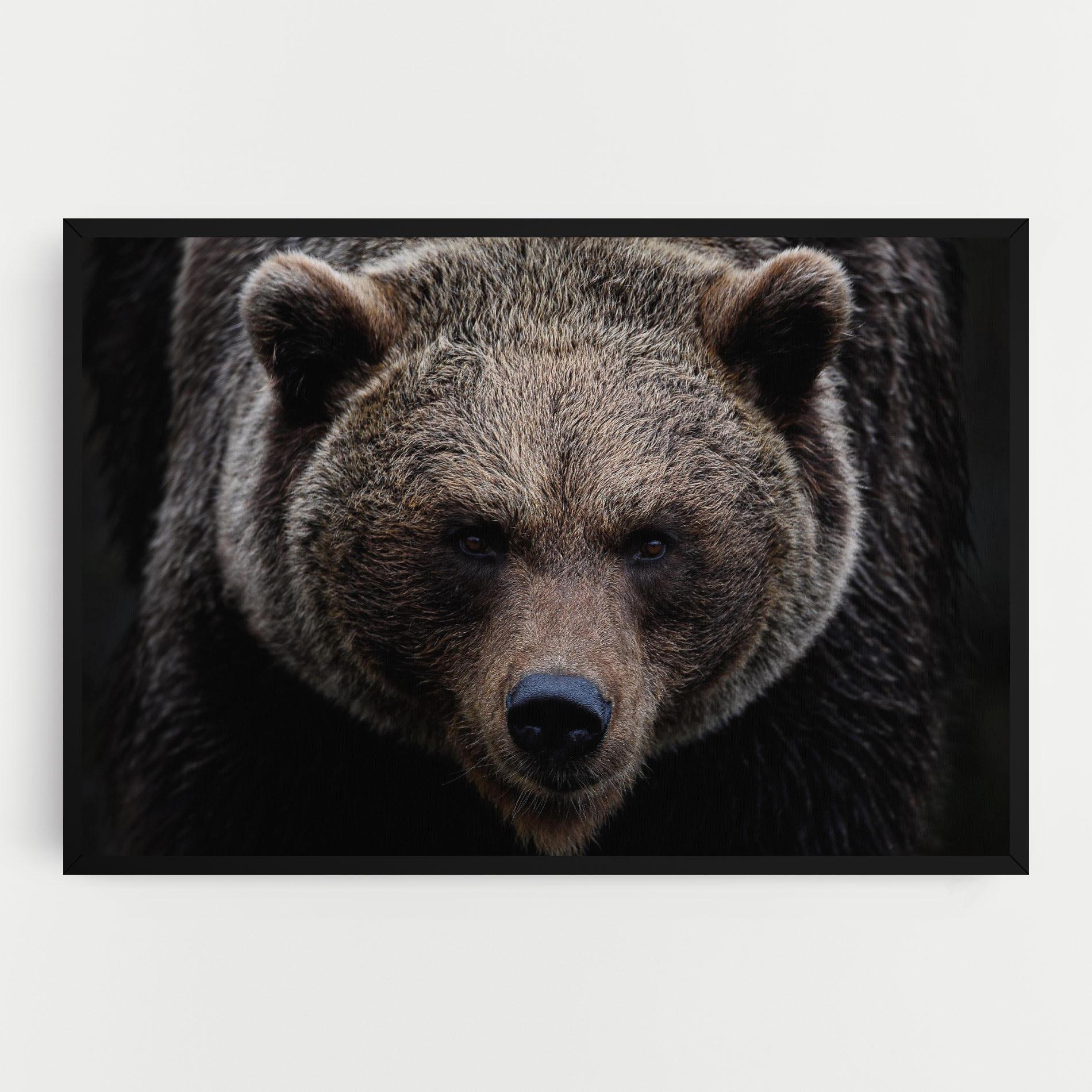 Картина на платно Brown Bear mockup 0