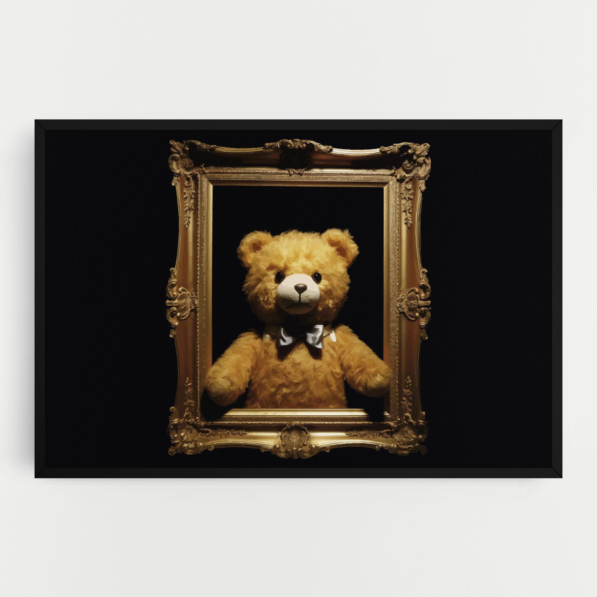 Картина на платно Frame Bear mockup 0