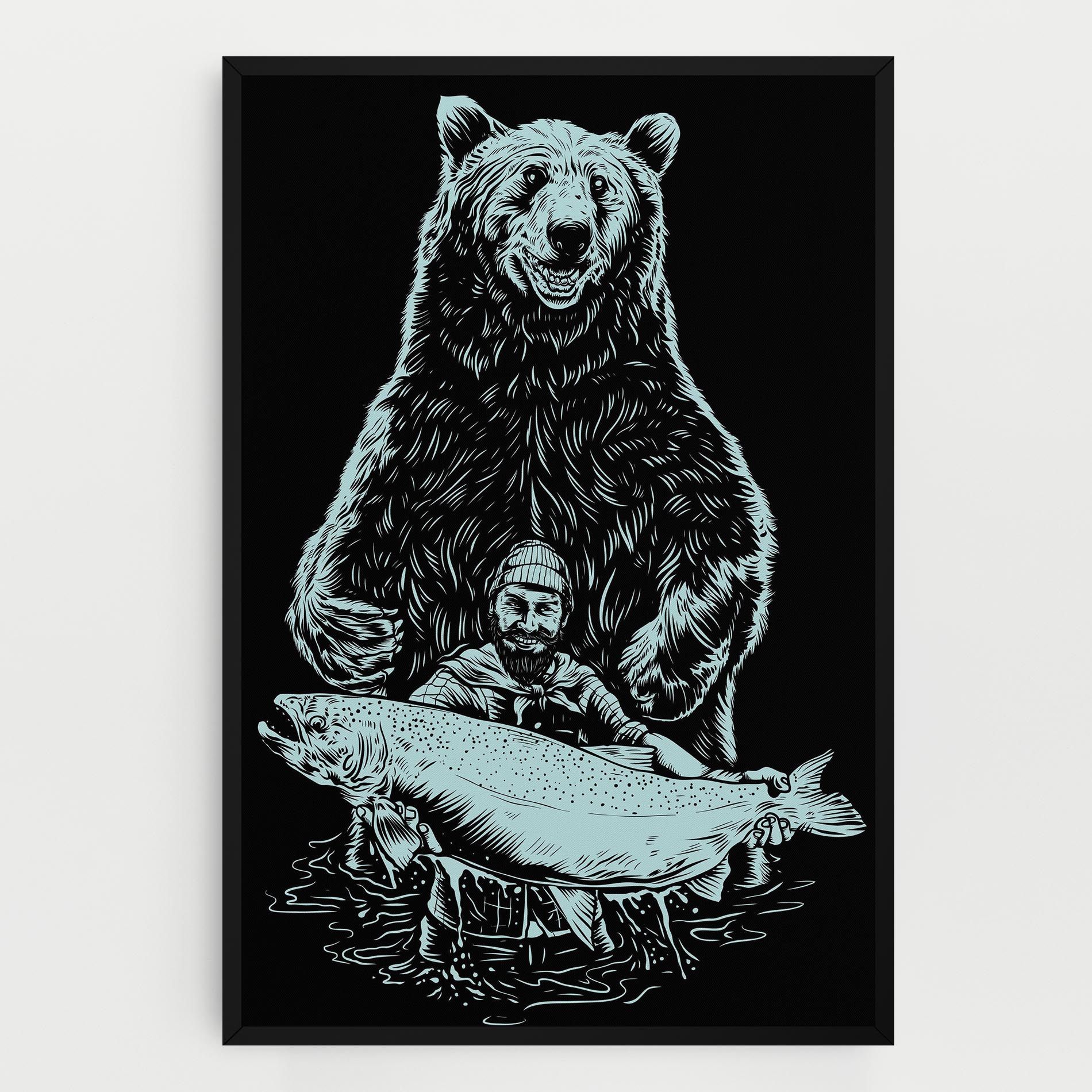 Fishing Bear mockup 0