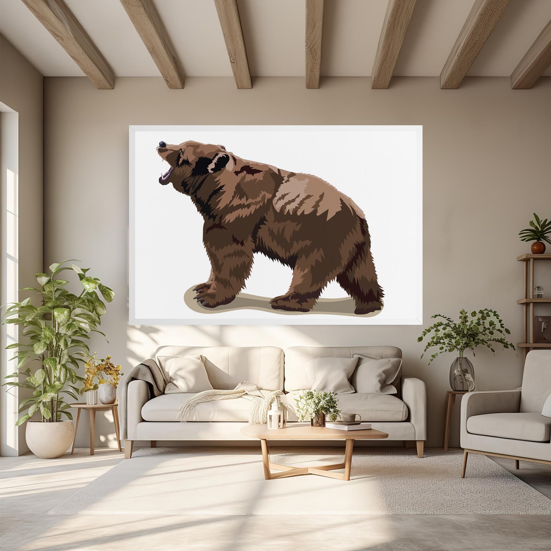Angry Walking Bear mockup 6