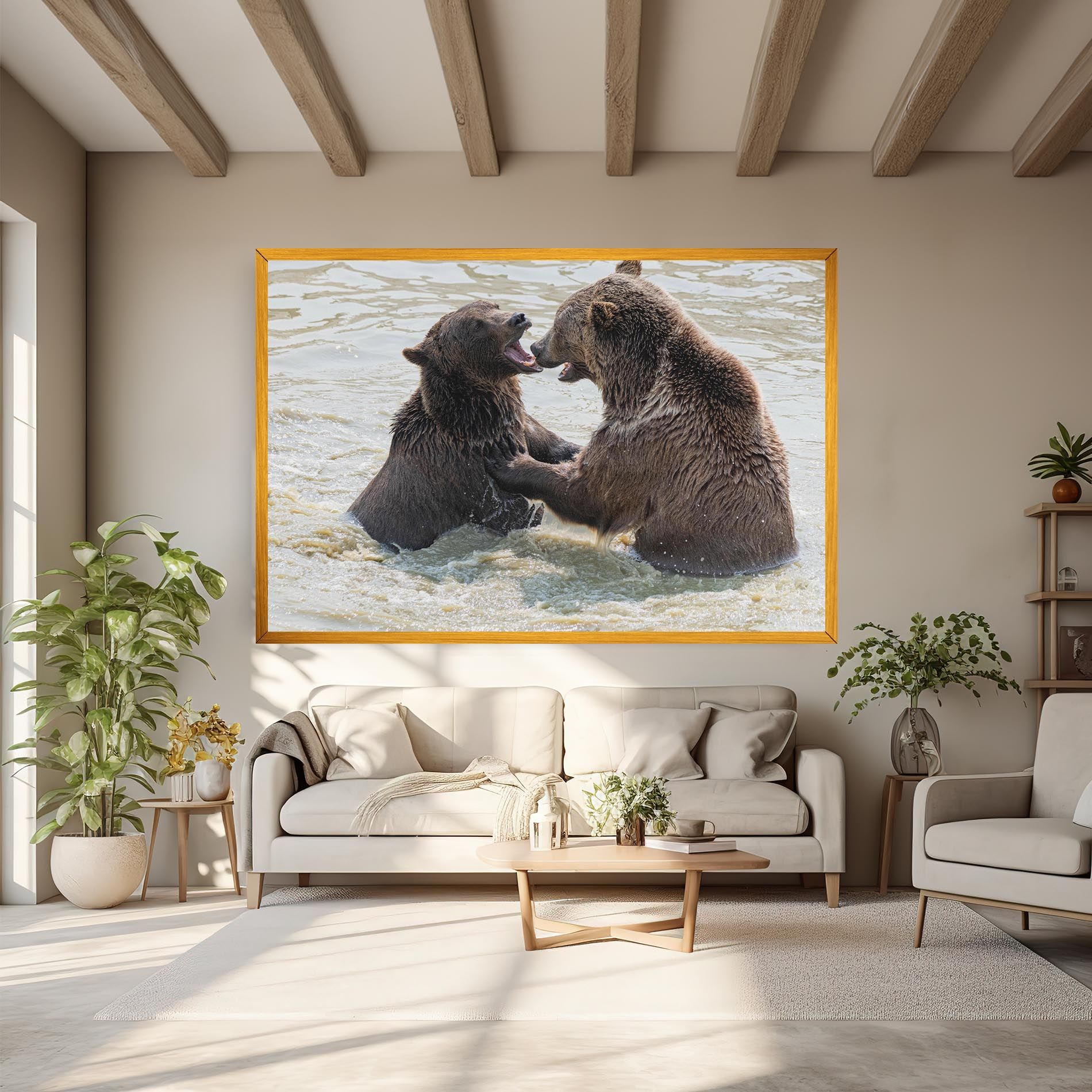 Bears Fighting mockup 6
