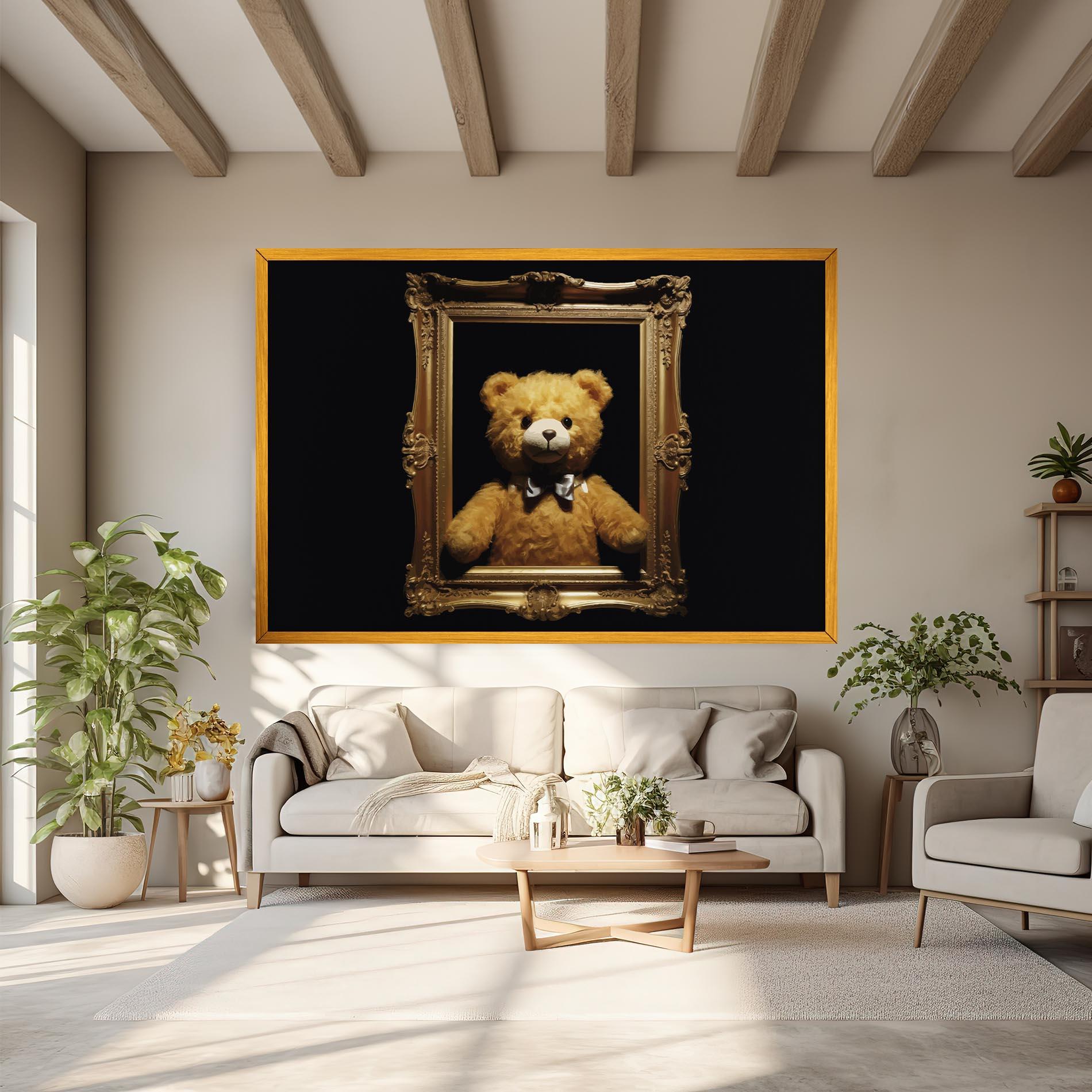 Картина на платно Frame Bear mockup 6