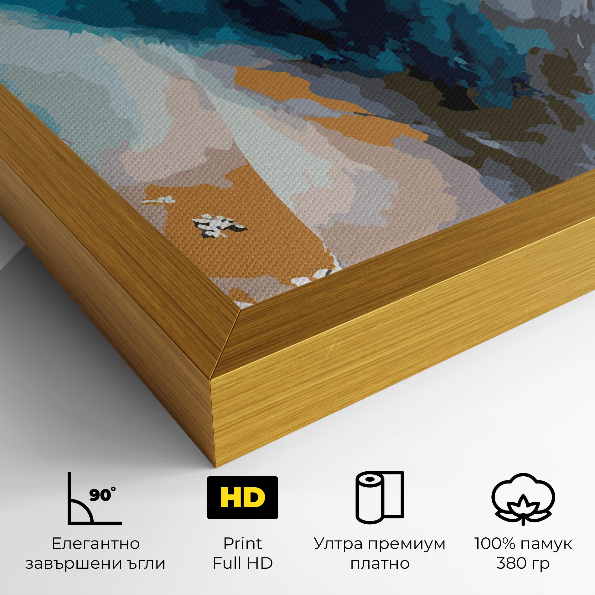 Картина на платно Beautiful Icebear mockup 4