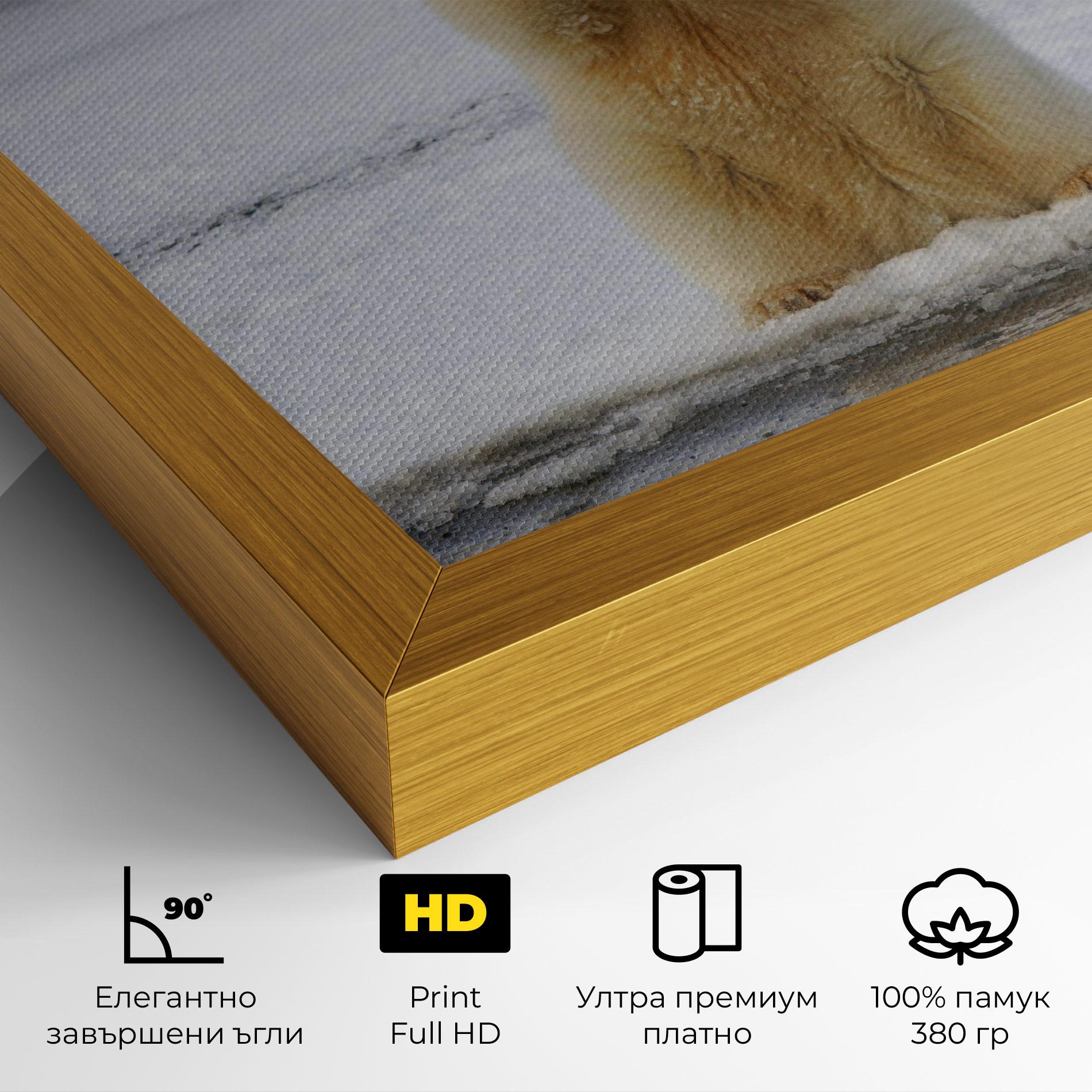 Картина на платно Icebear Praying mockup 4