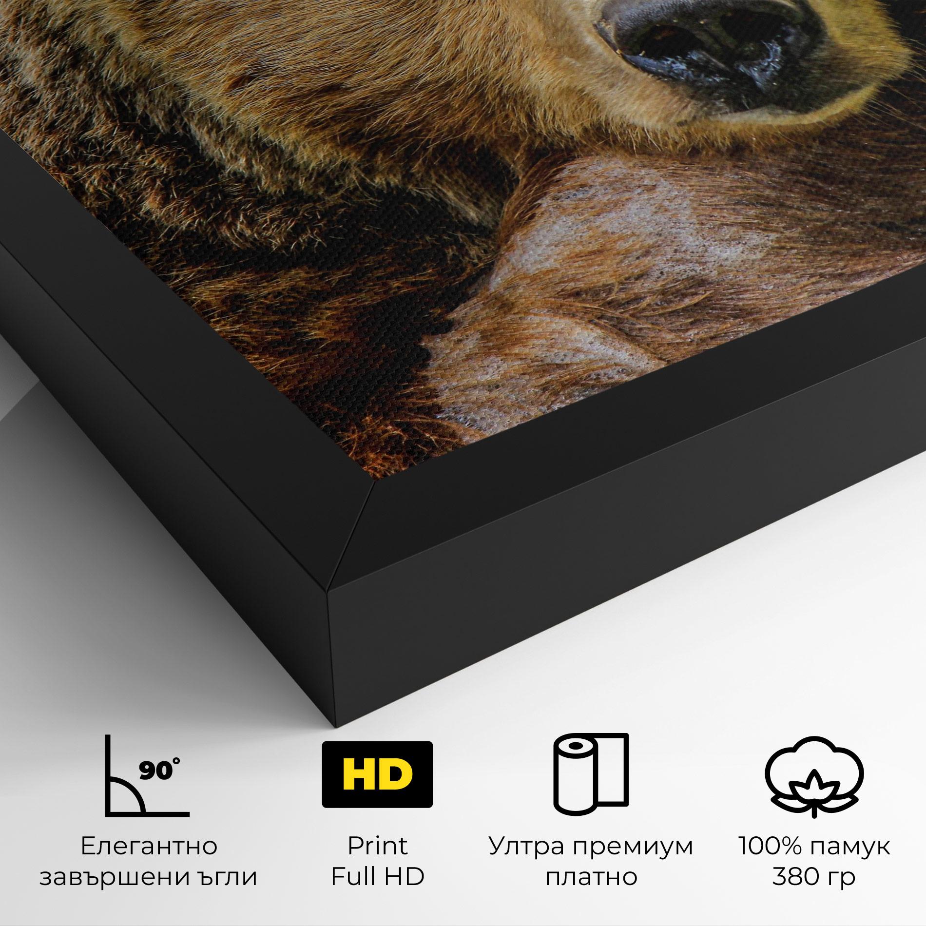Картина на платно Bear mockup 4