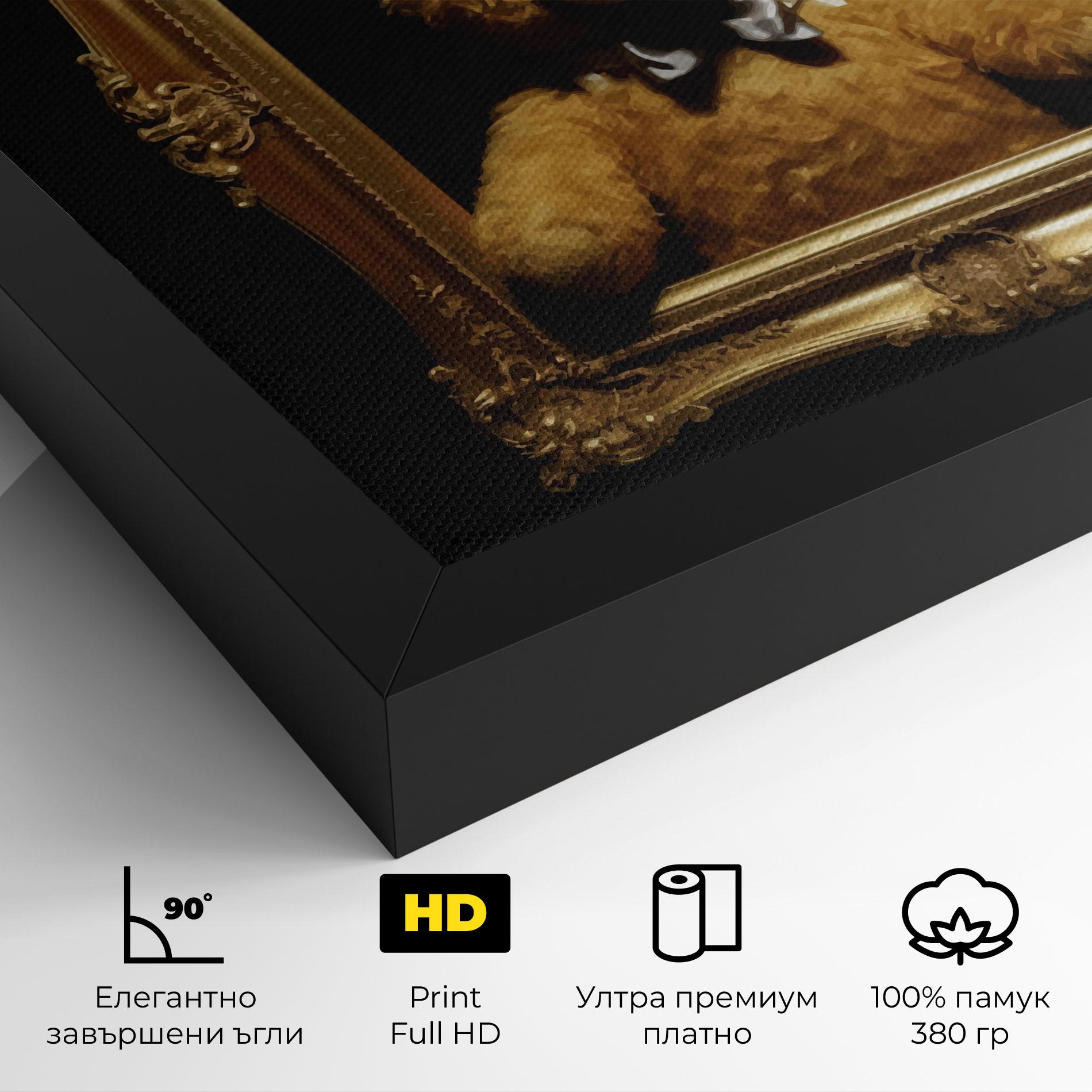 Картина на платно Frame Bear mockup 4