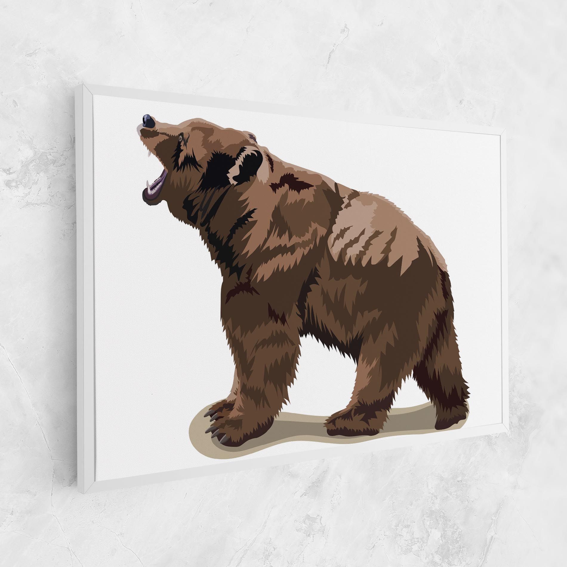 Angry Walking Bear mockup 1