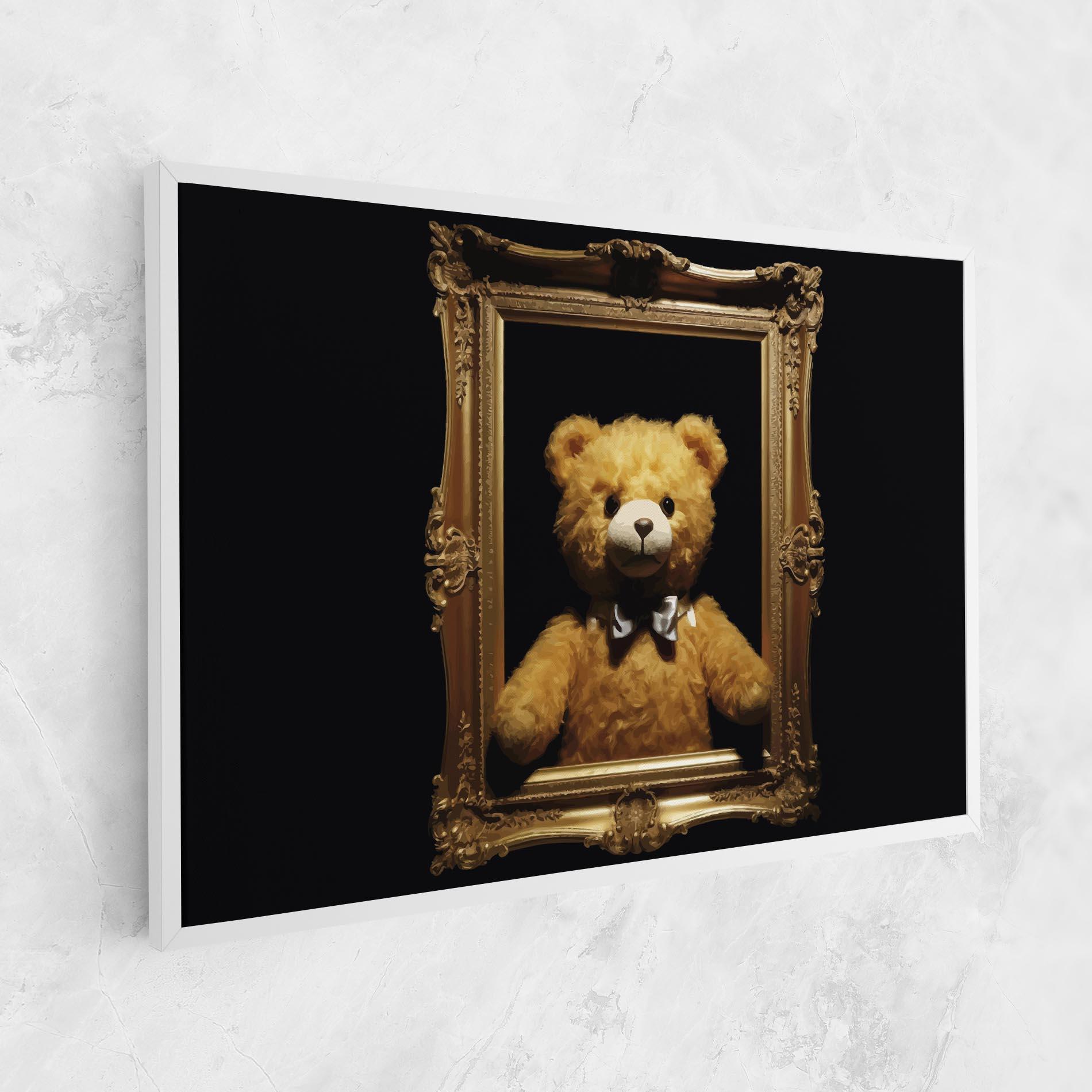 Картина на платно Frame Bear mockup 1