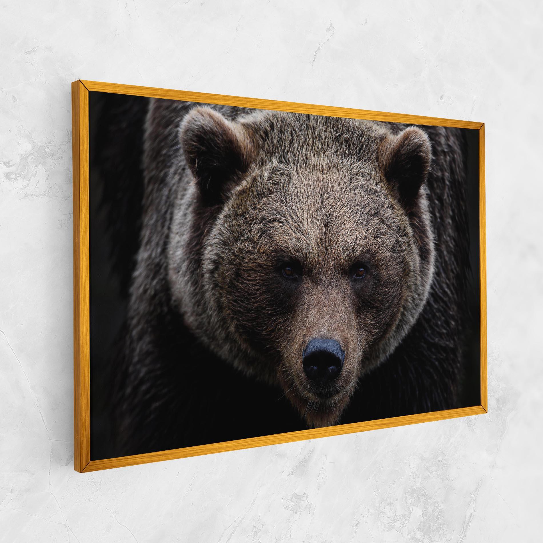 Картина на платно Brown Bear mockup 1