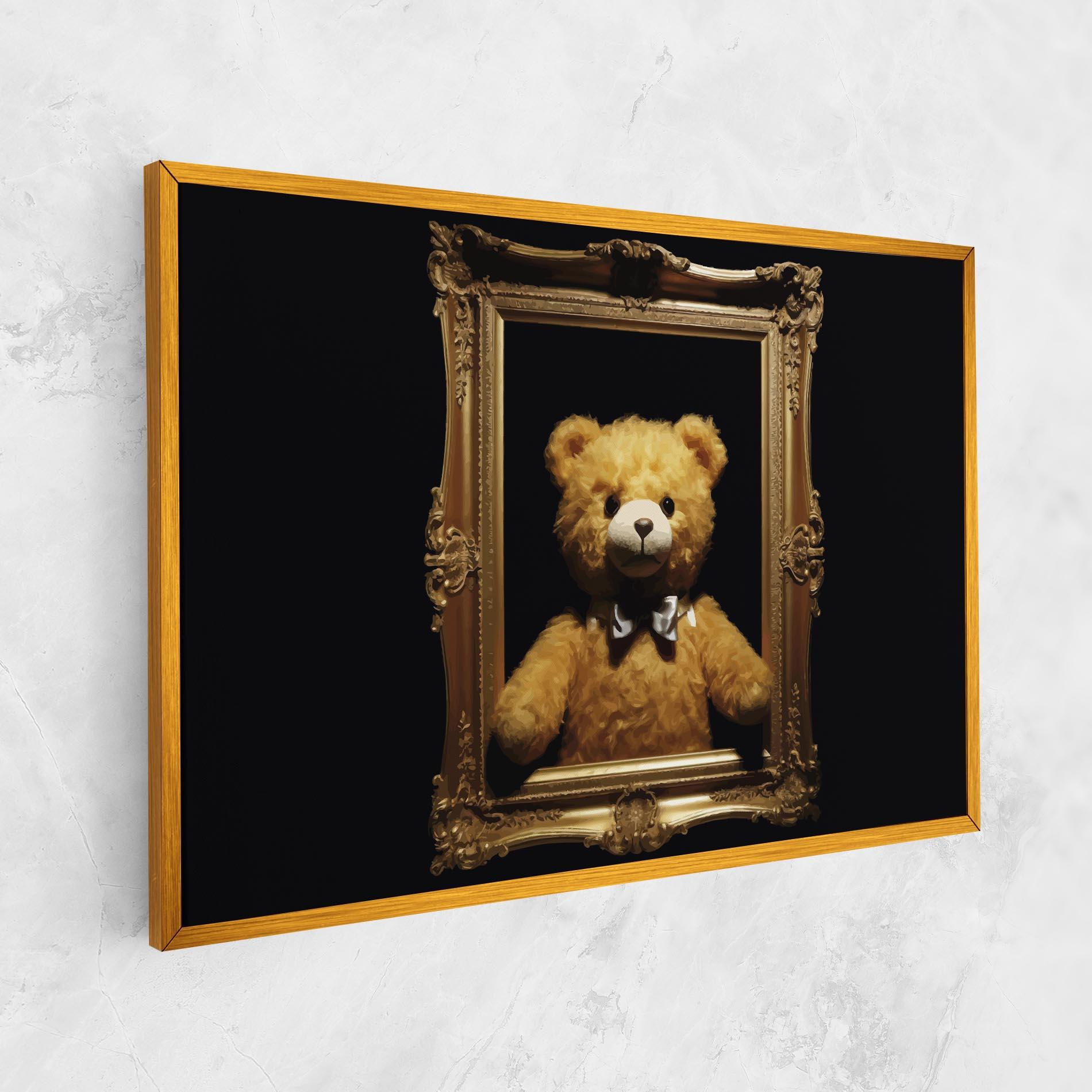 Картина на платно Frame Bear mockup 1
