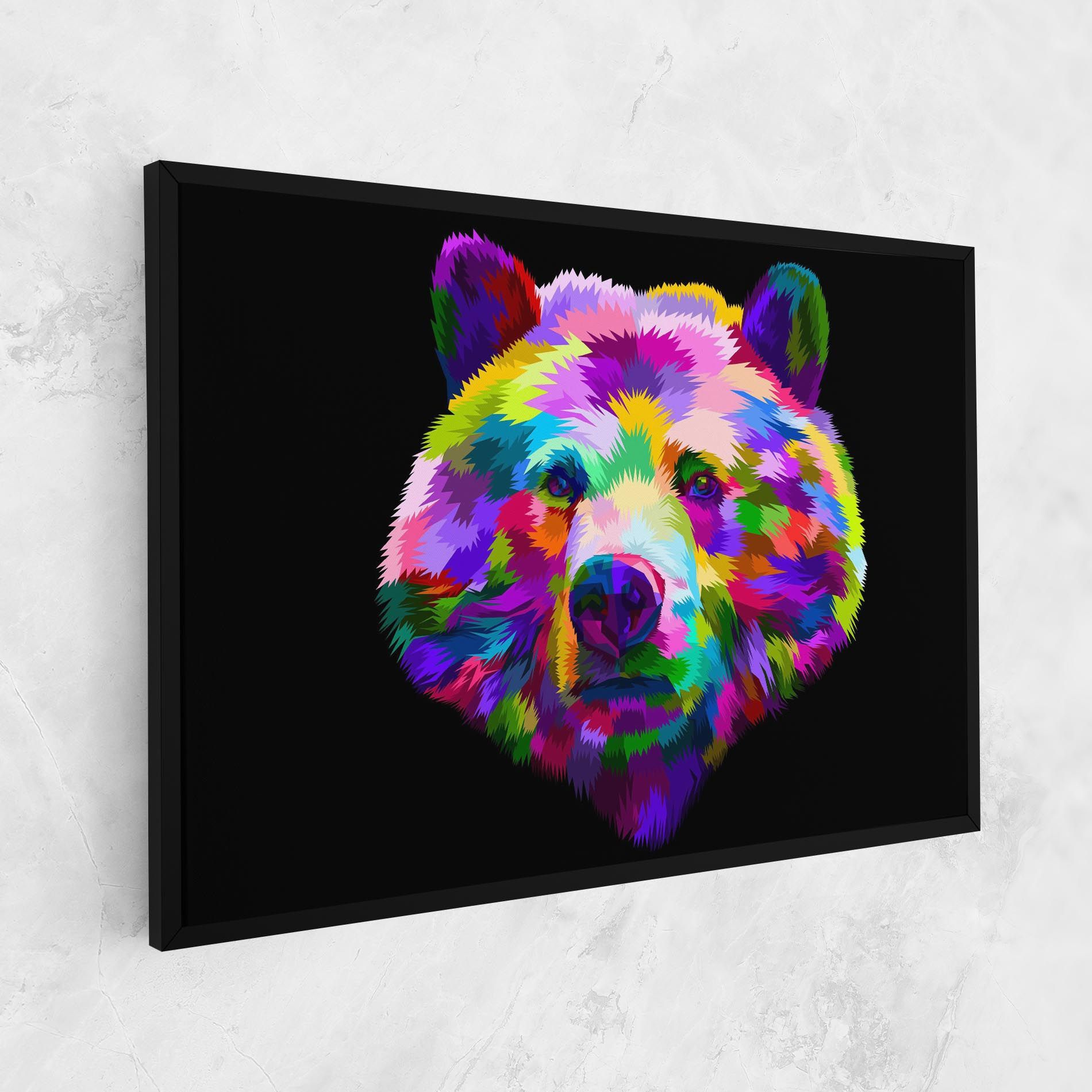 Bear Head Art mockup 1