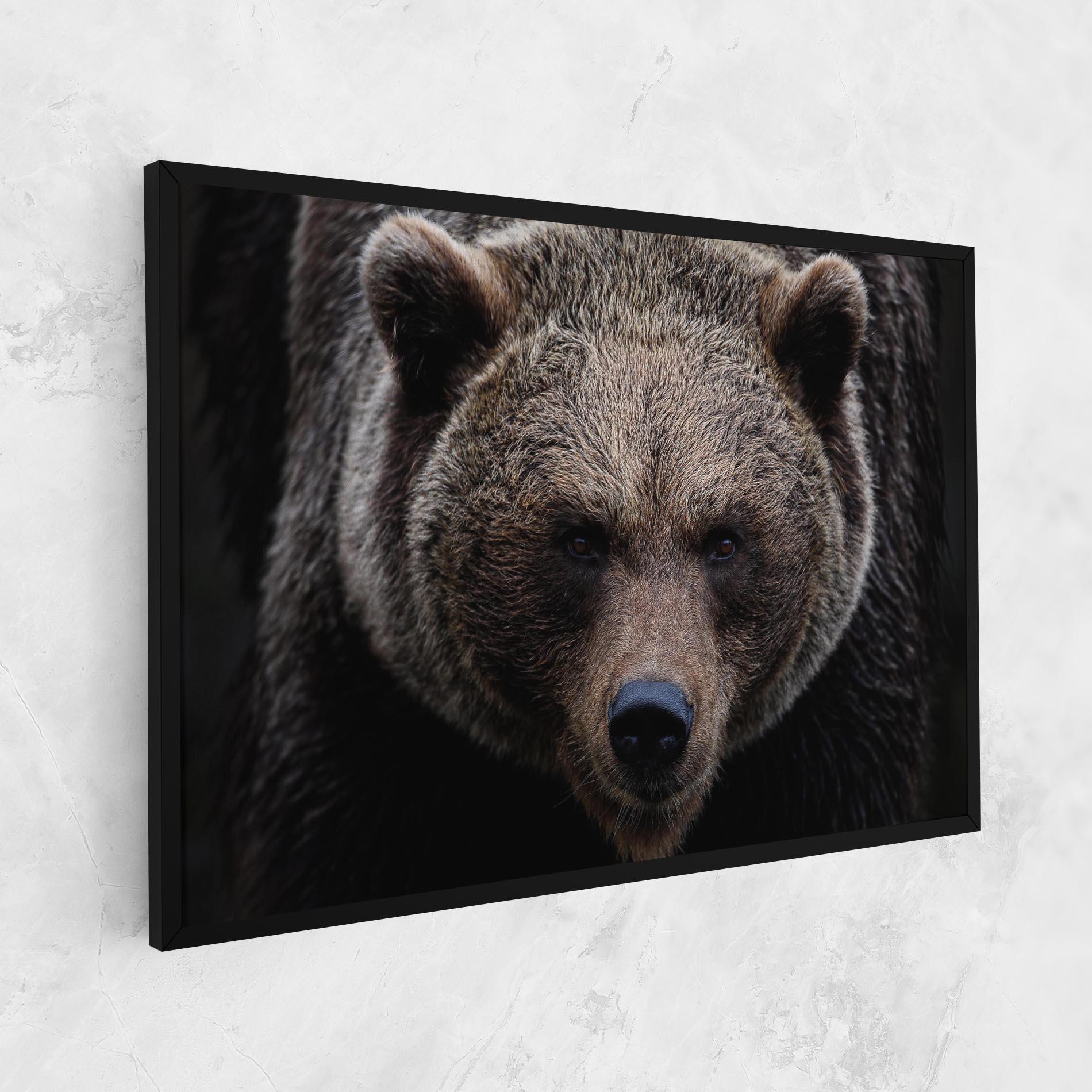 Картина на платно Brown Bear mockup 1