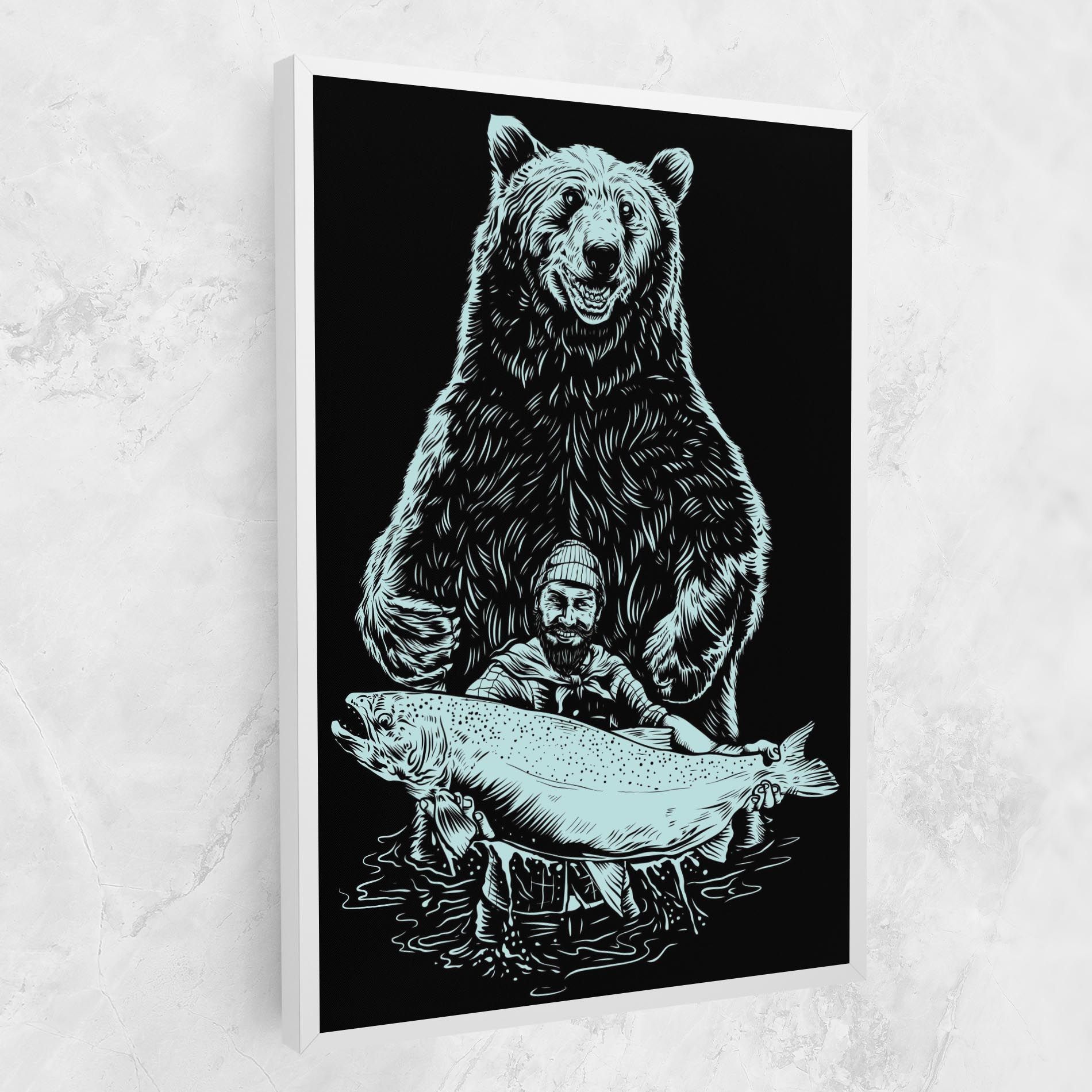 Fishing Bear mockup 1