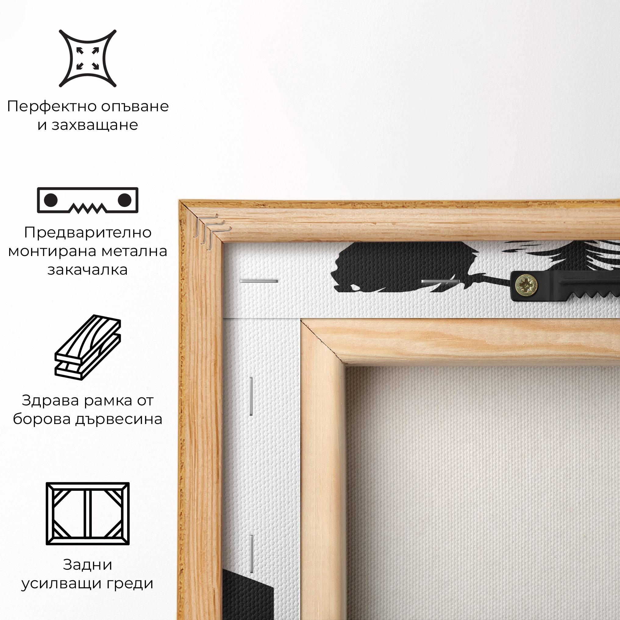 Картина на платно Business Bear mockup 5