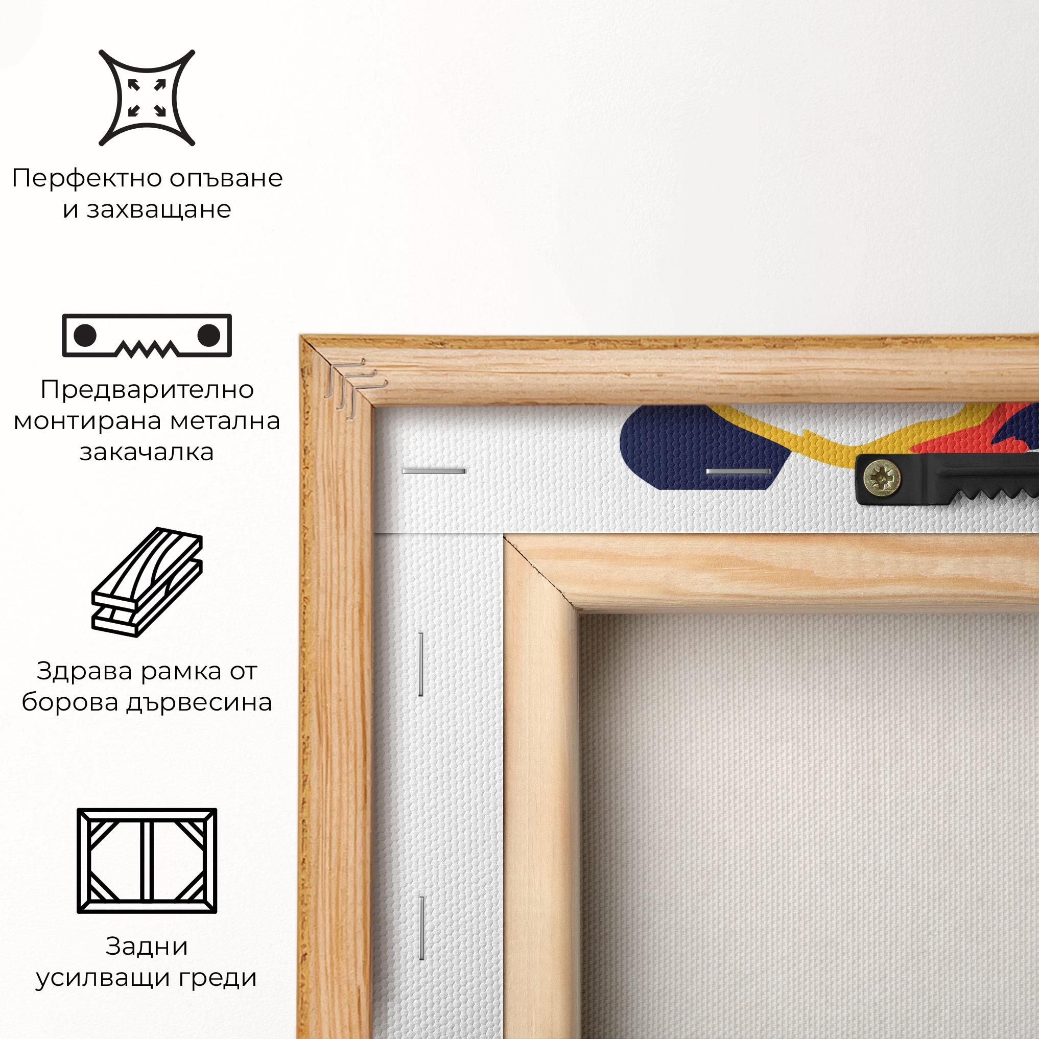 Картина на платно Cute Panda mockup 5