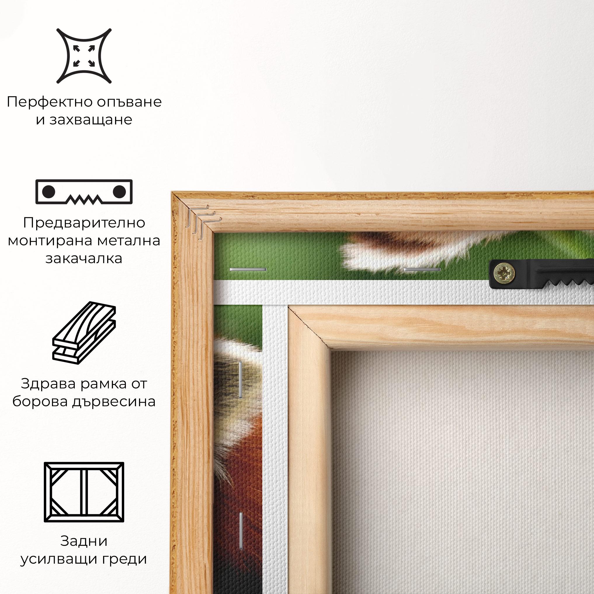 Картина на платно Cute Red Panda mockup 5