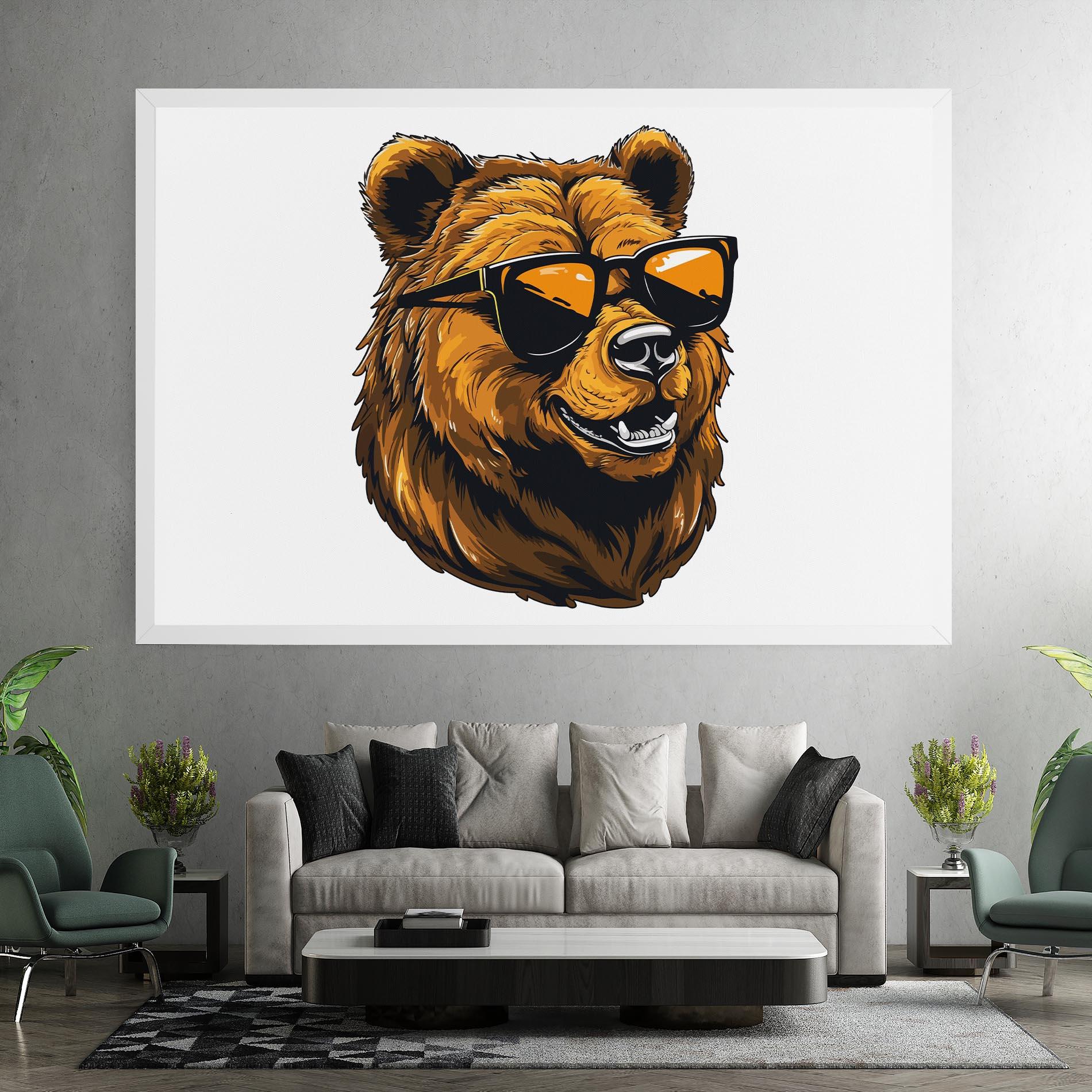 Картина на платно Cool Glasses mockup 7