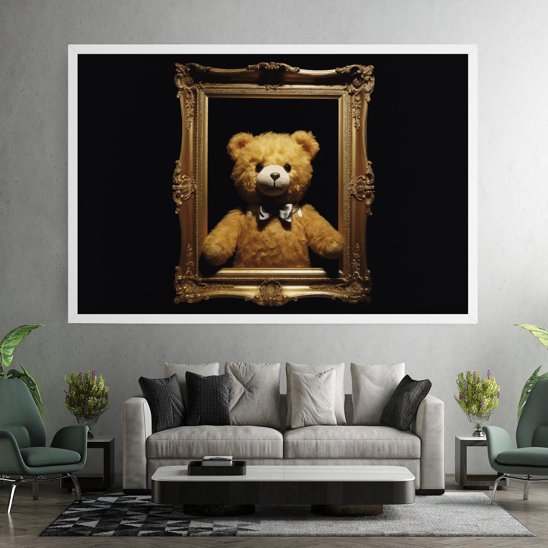 Картина на платно Frame Bear mockup 7