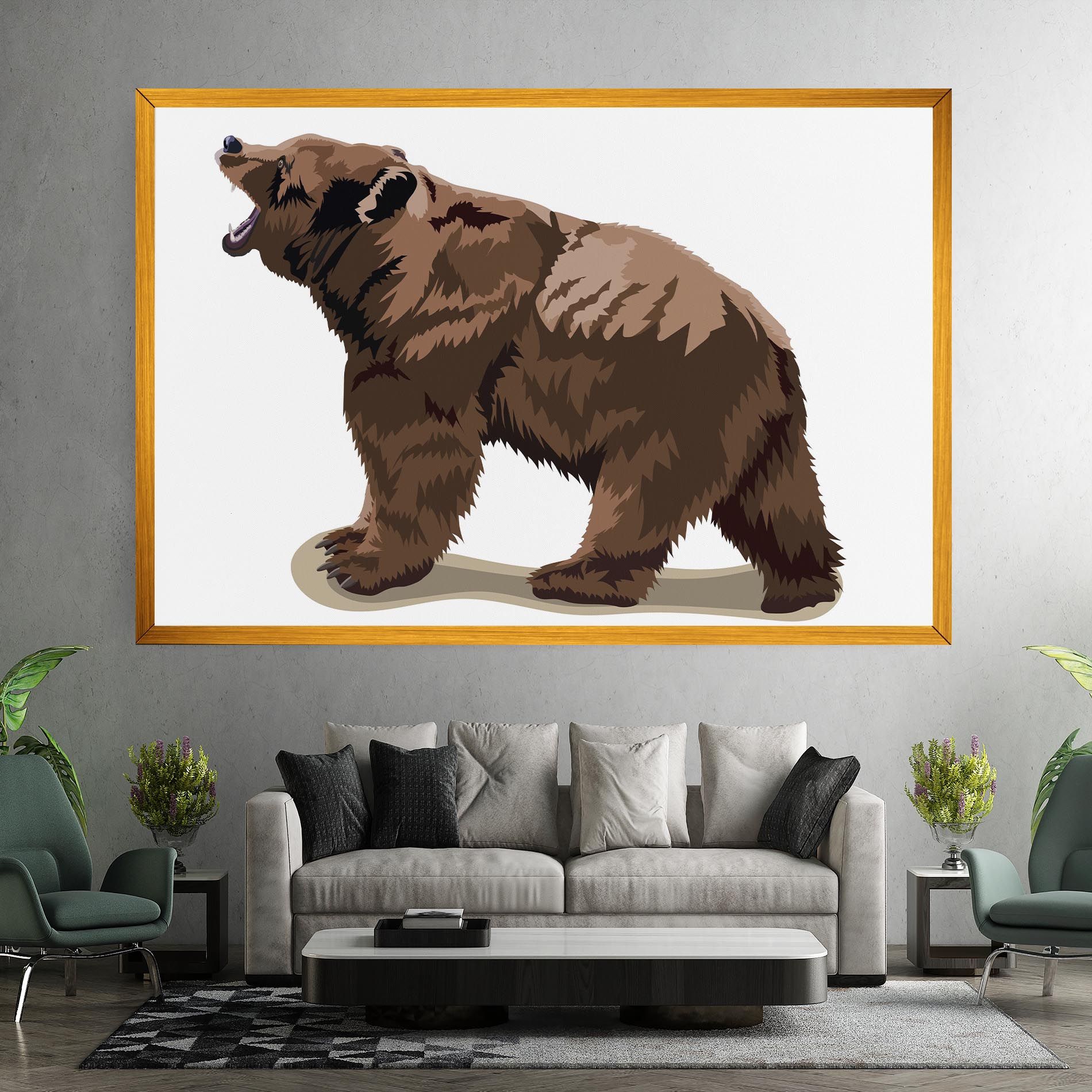 Angry Walking Bear mockup 7
