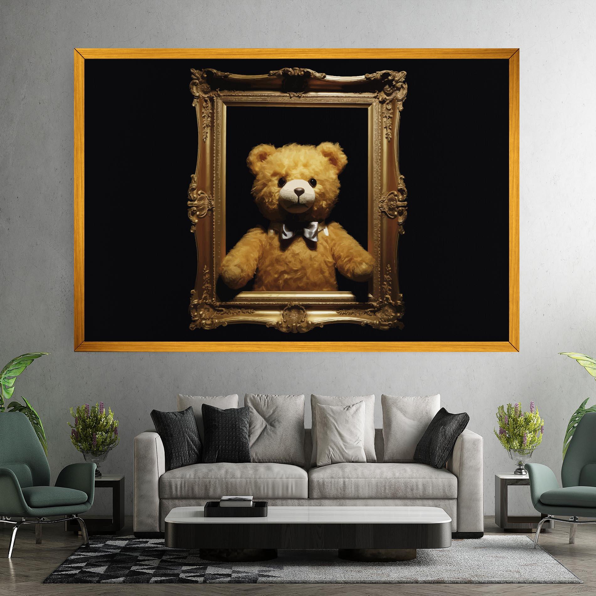 Картина на платно Frame Bear mockup 7