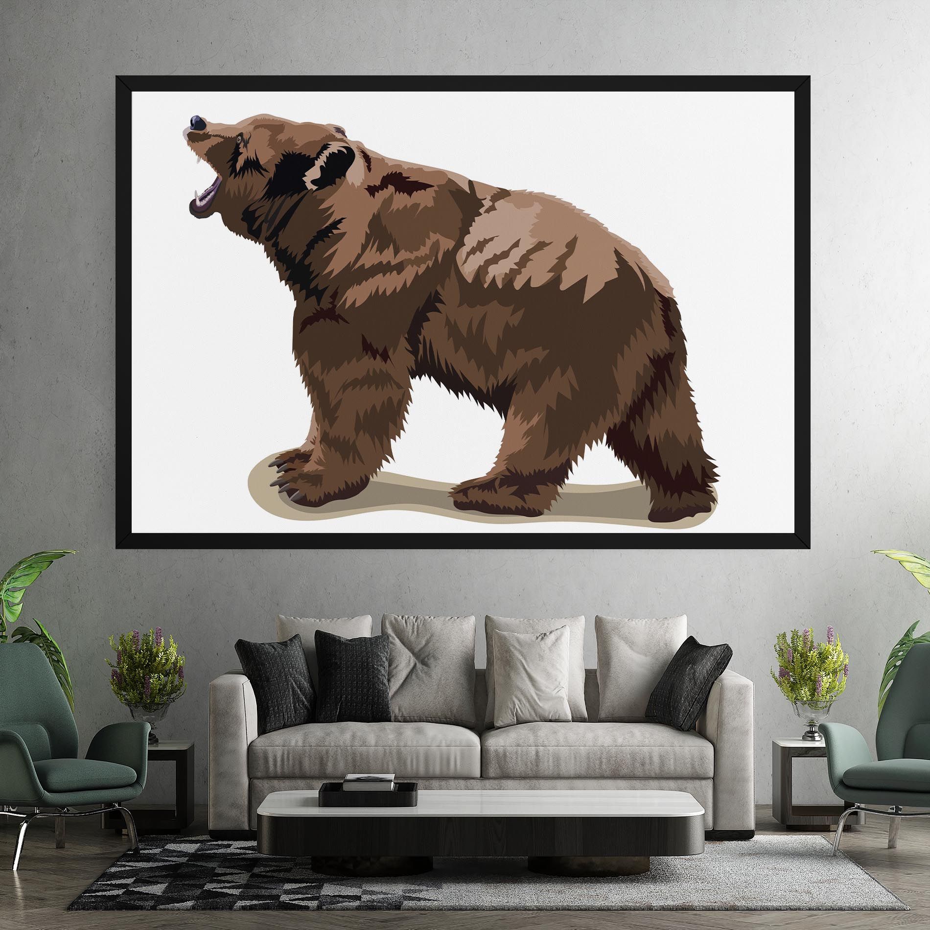 Angry Walking Bear mockup 7