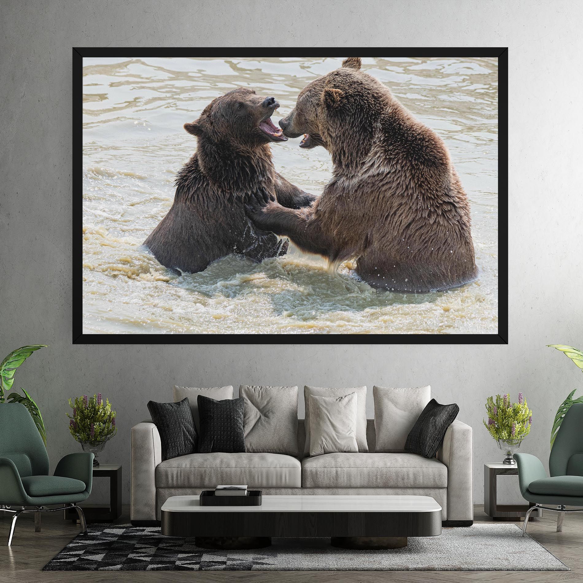 Bears Fighting mockup 7