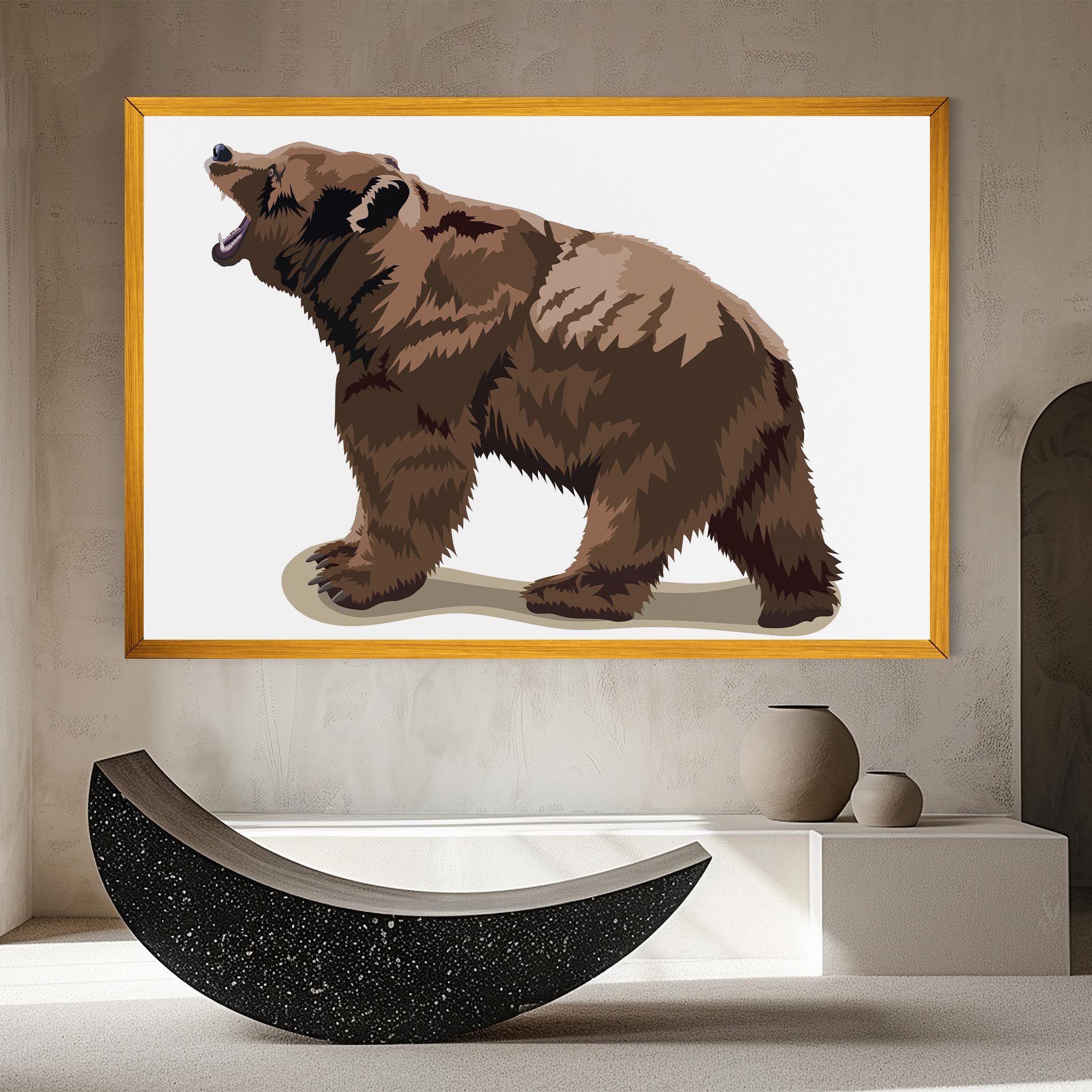 Angry Walking Bear mockup 8