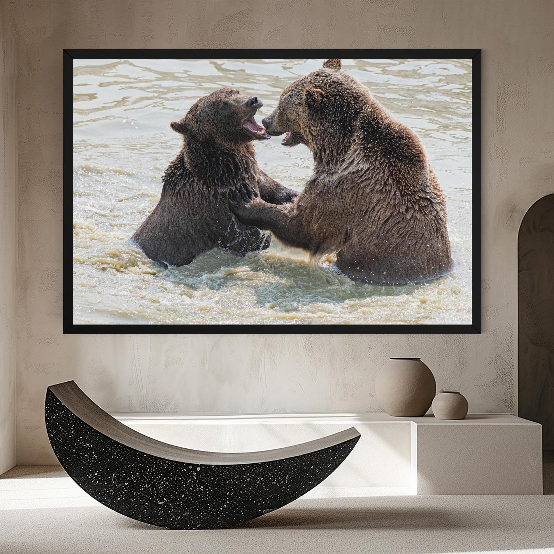 Bears Fighting mockup 8