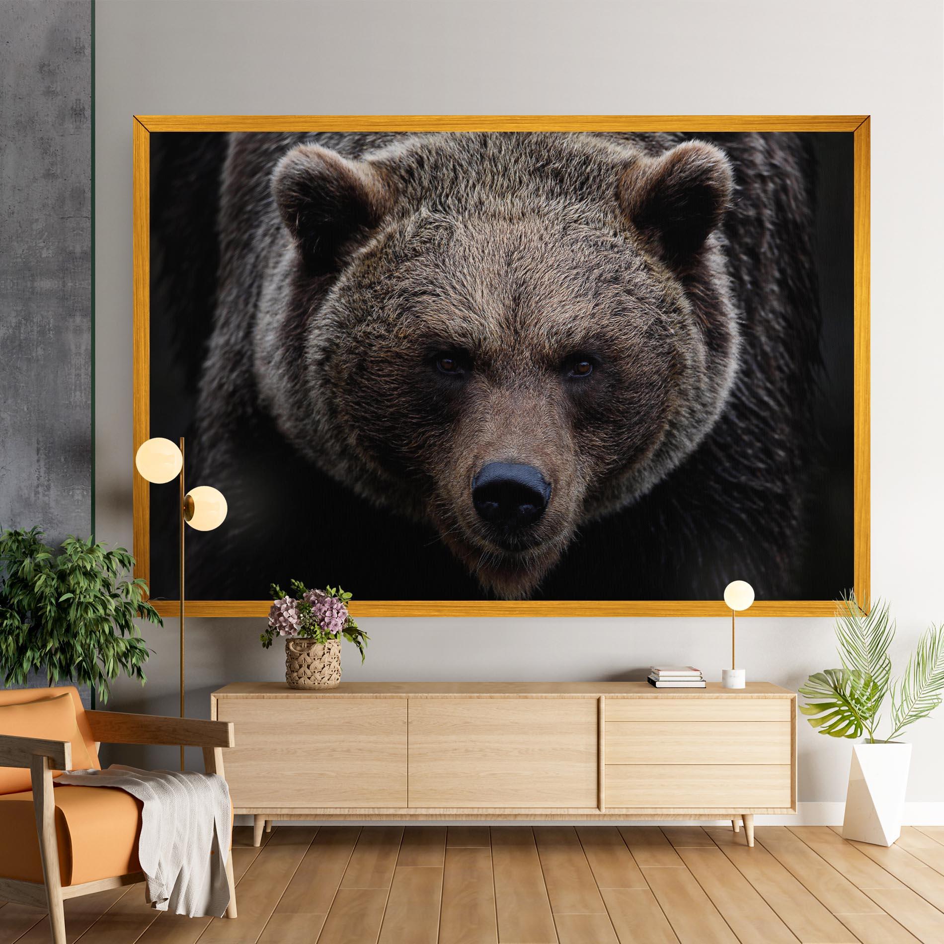 Картина на платно Brown Bear mockup 9