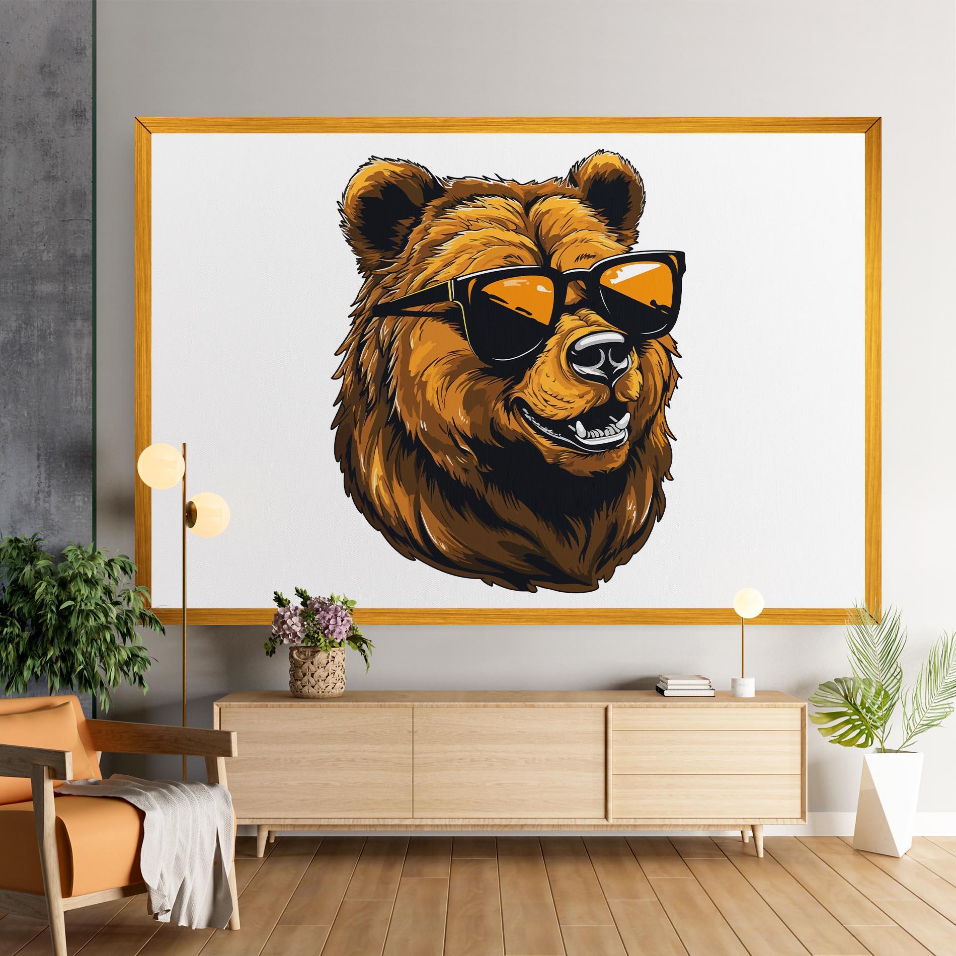 Картина на платно Cool Glasses mockup 9