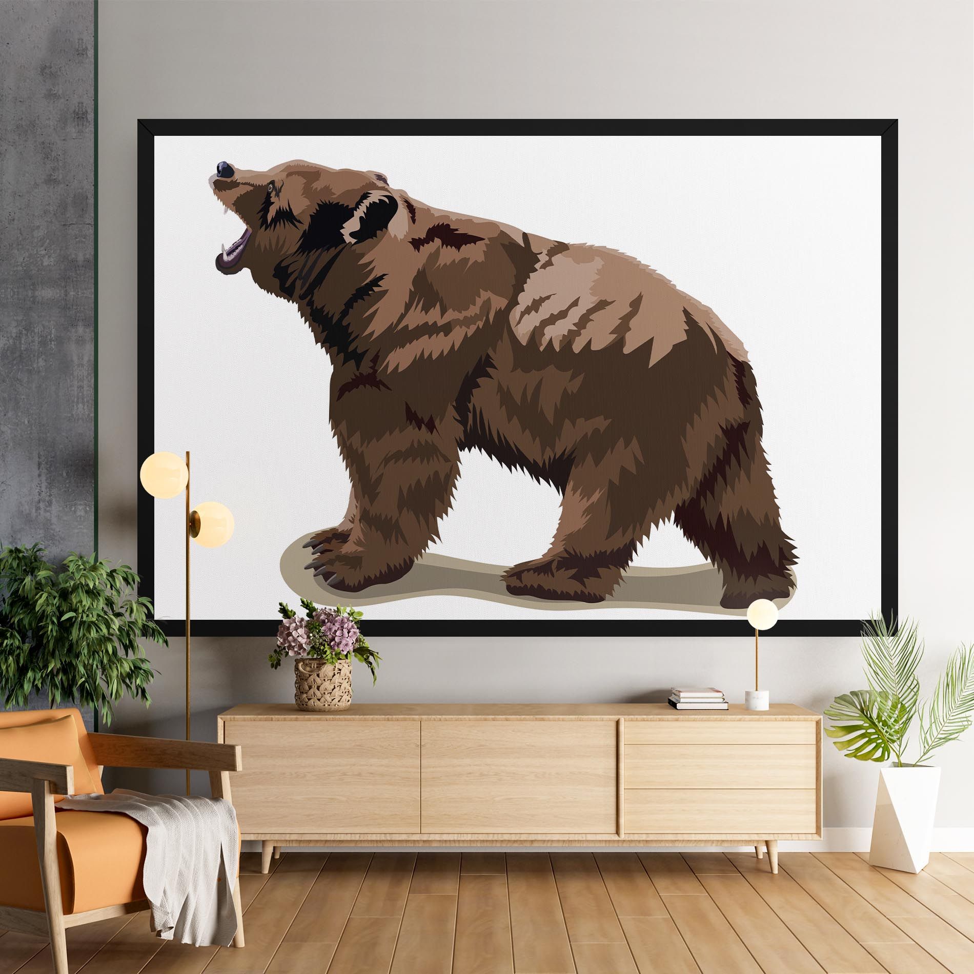 Angry Walking Bear mockup 9