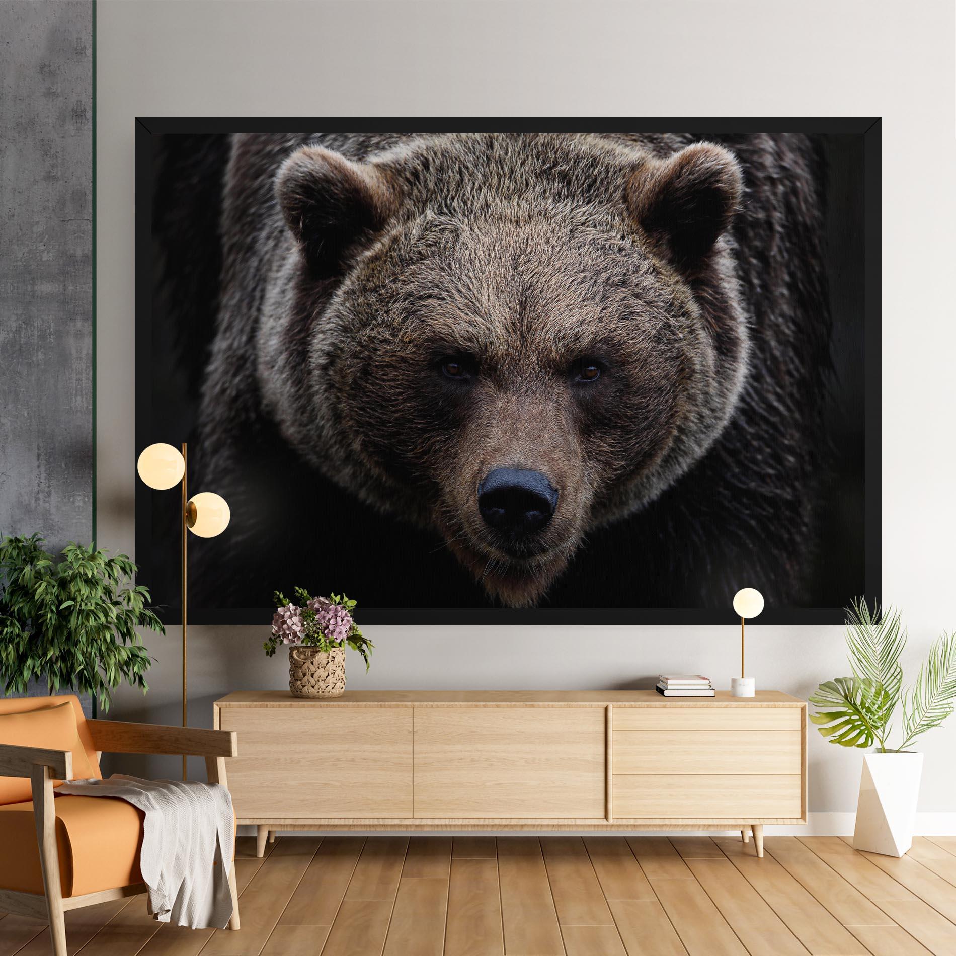 Картина на платно Brown Bear mockup 9