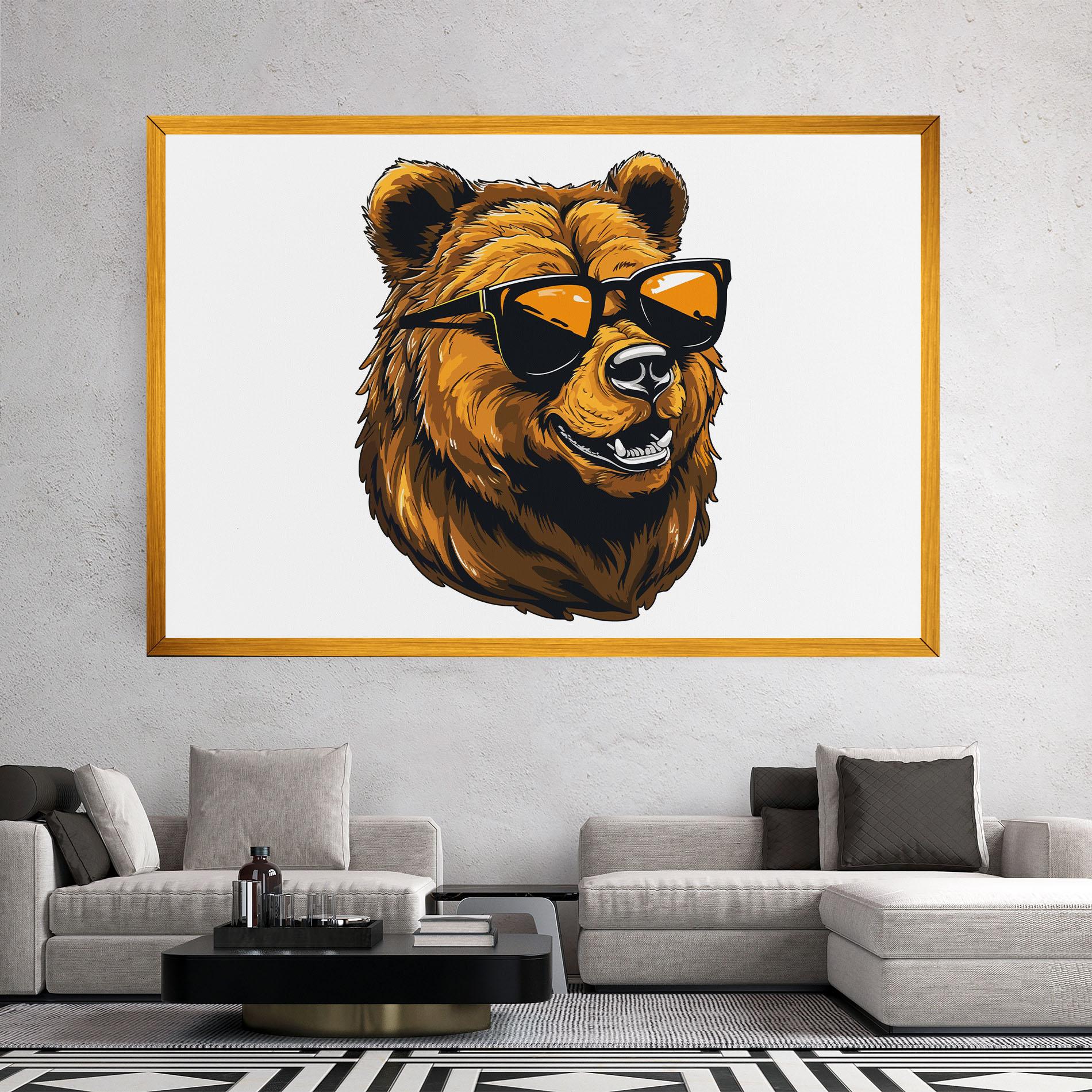 Картина на платно Cool Glasses mockup 2