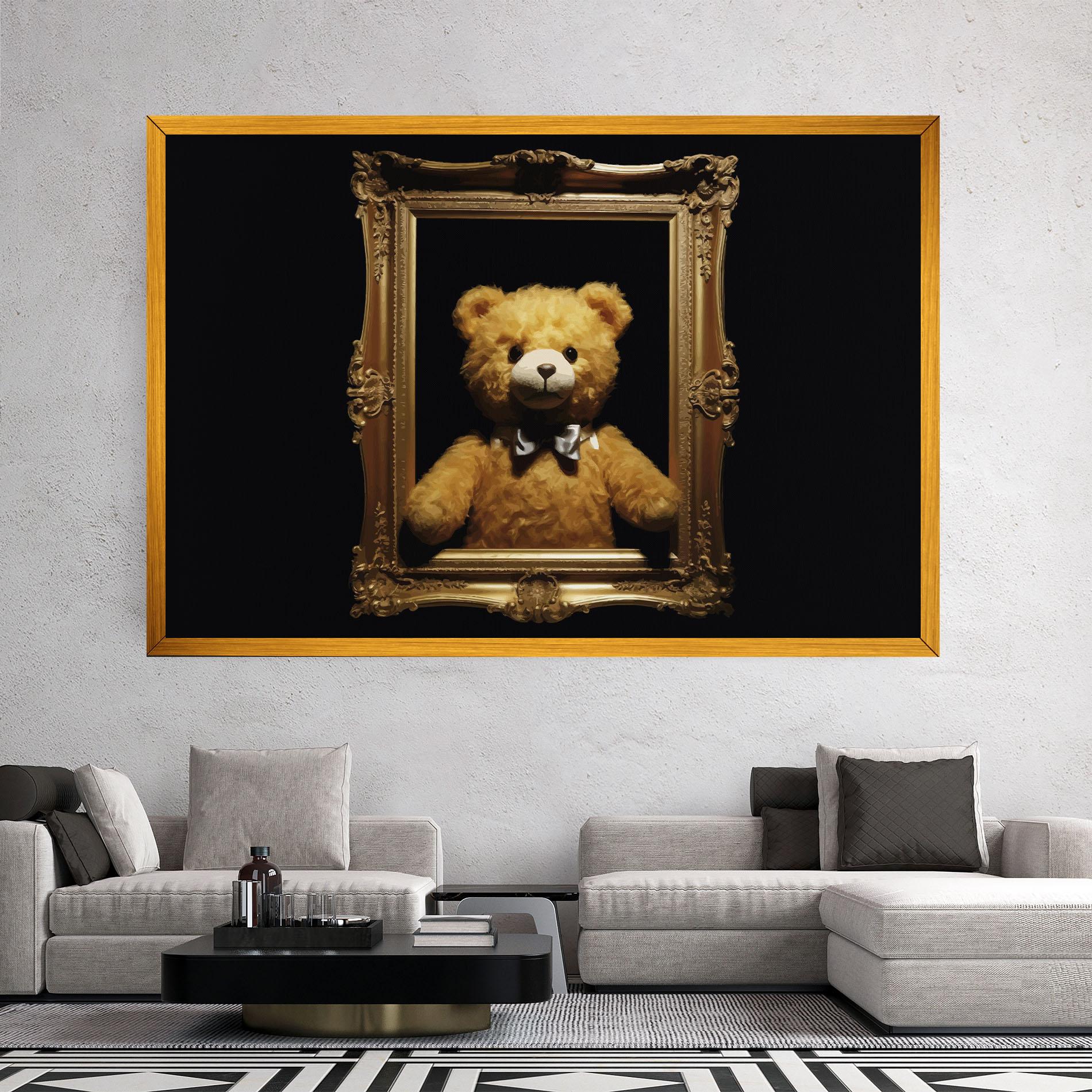 Картина на платно Frame Bear mockup 2