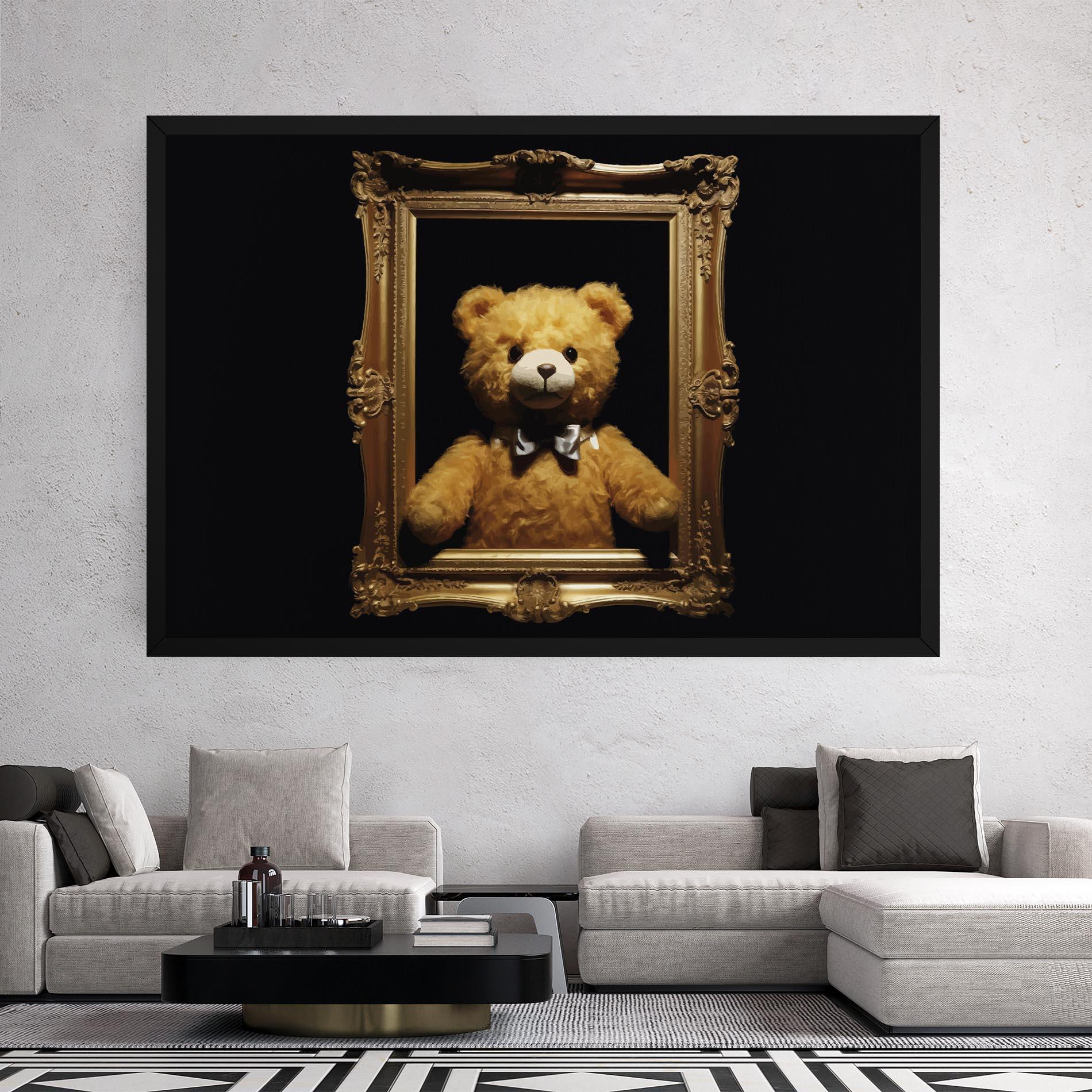 Картина на платно Frame Bear mockup 2