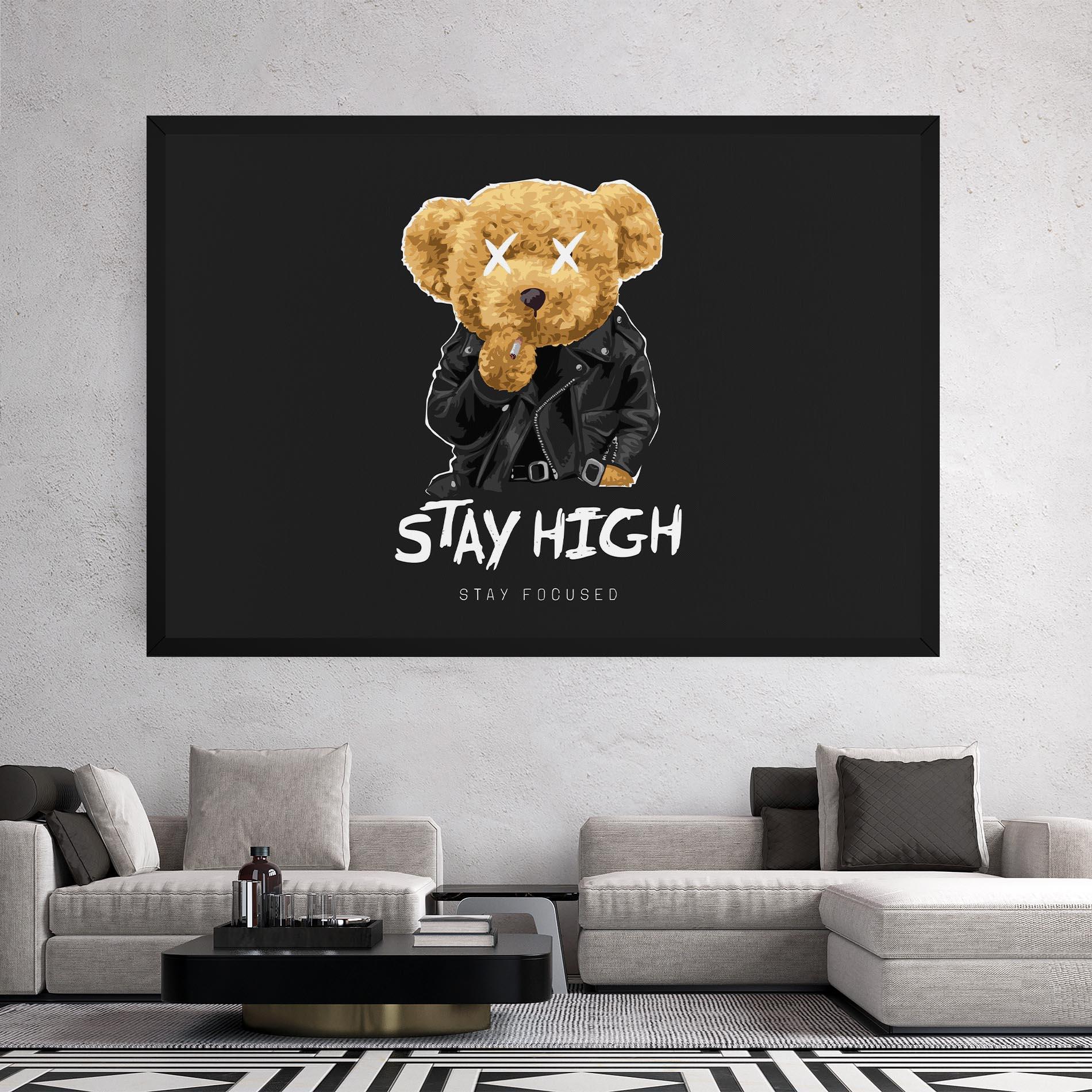 Картина на платно Stay Focused mockup 2