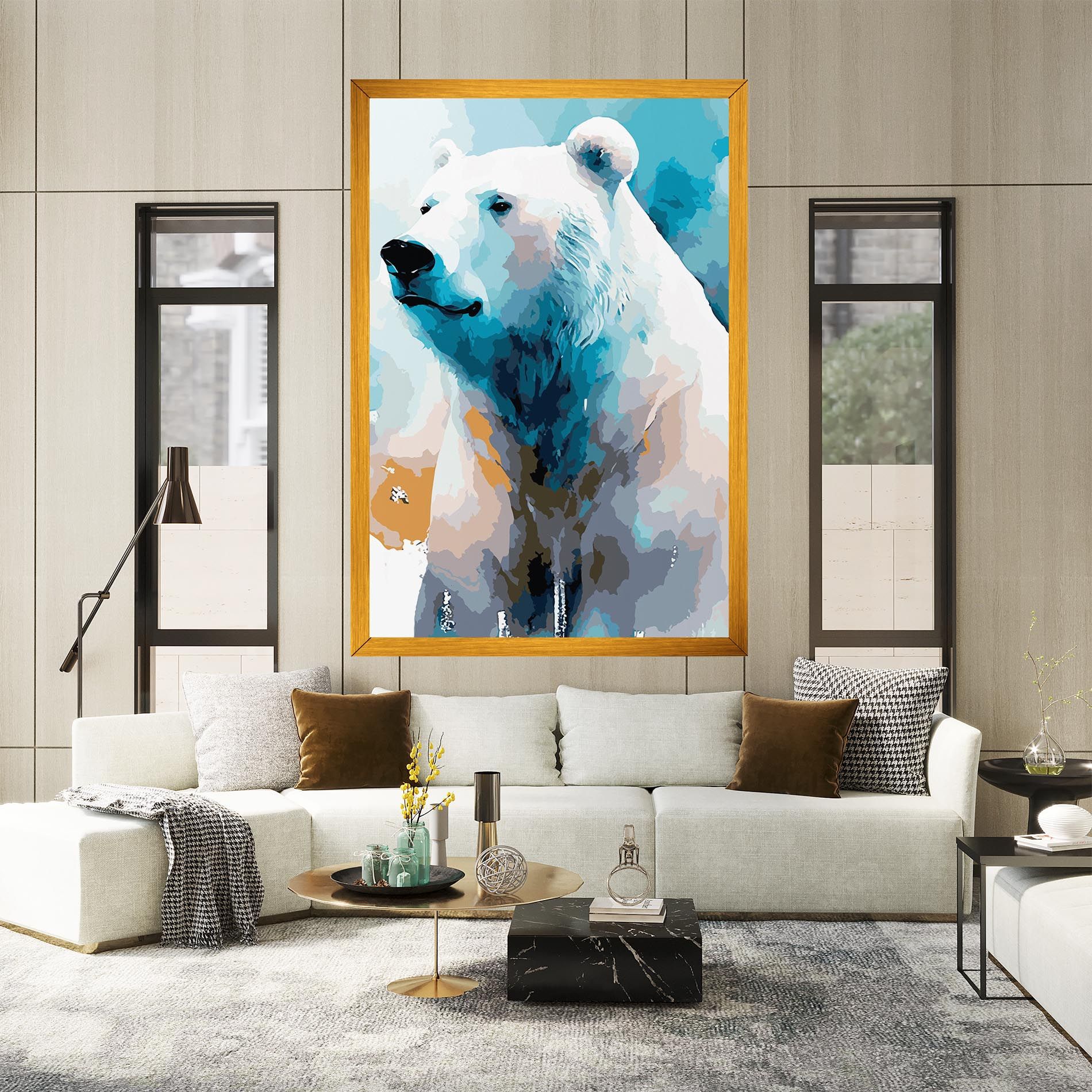 Beautiful Icebear mockup 2