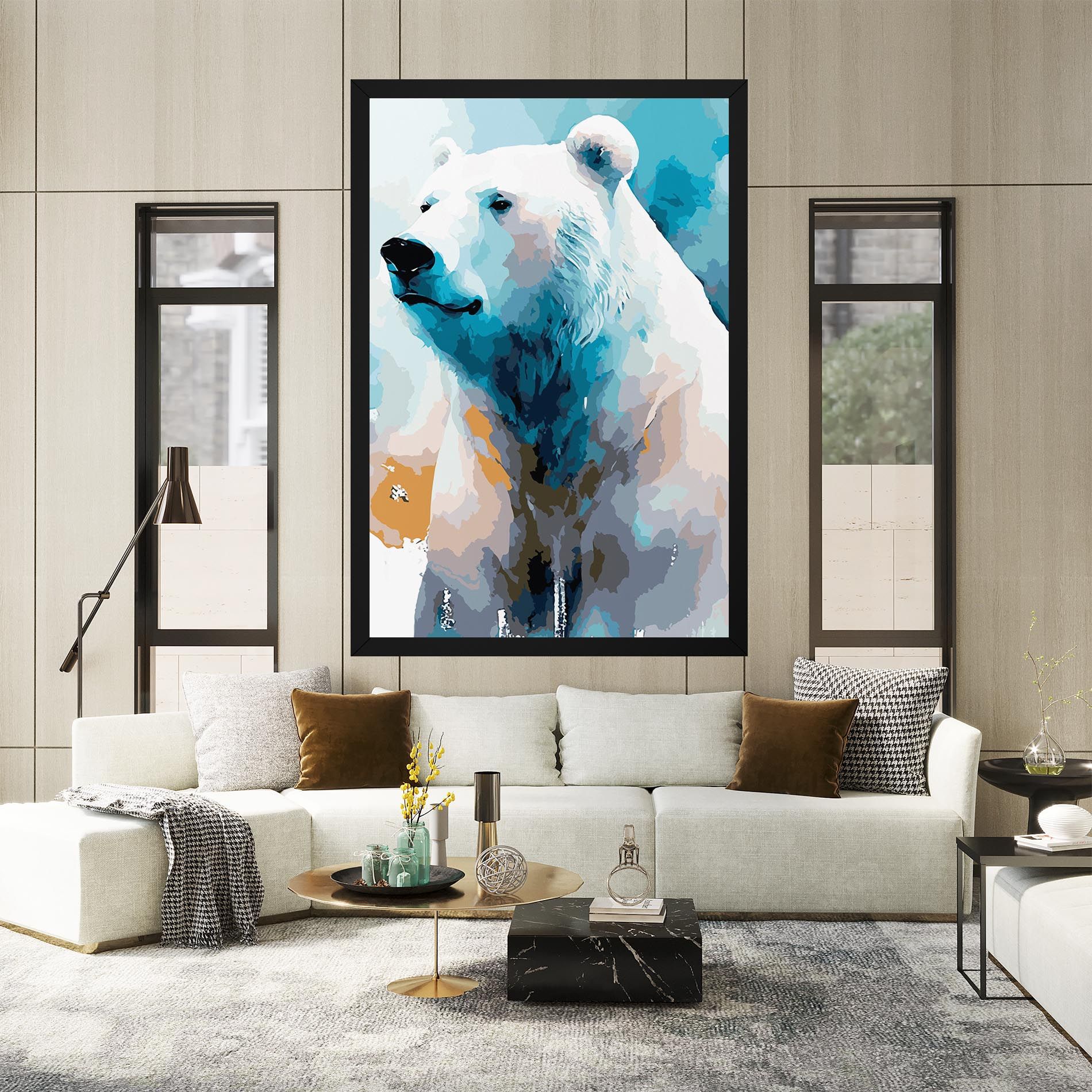 Beautiful Icebear mockup 2