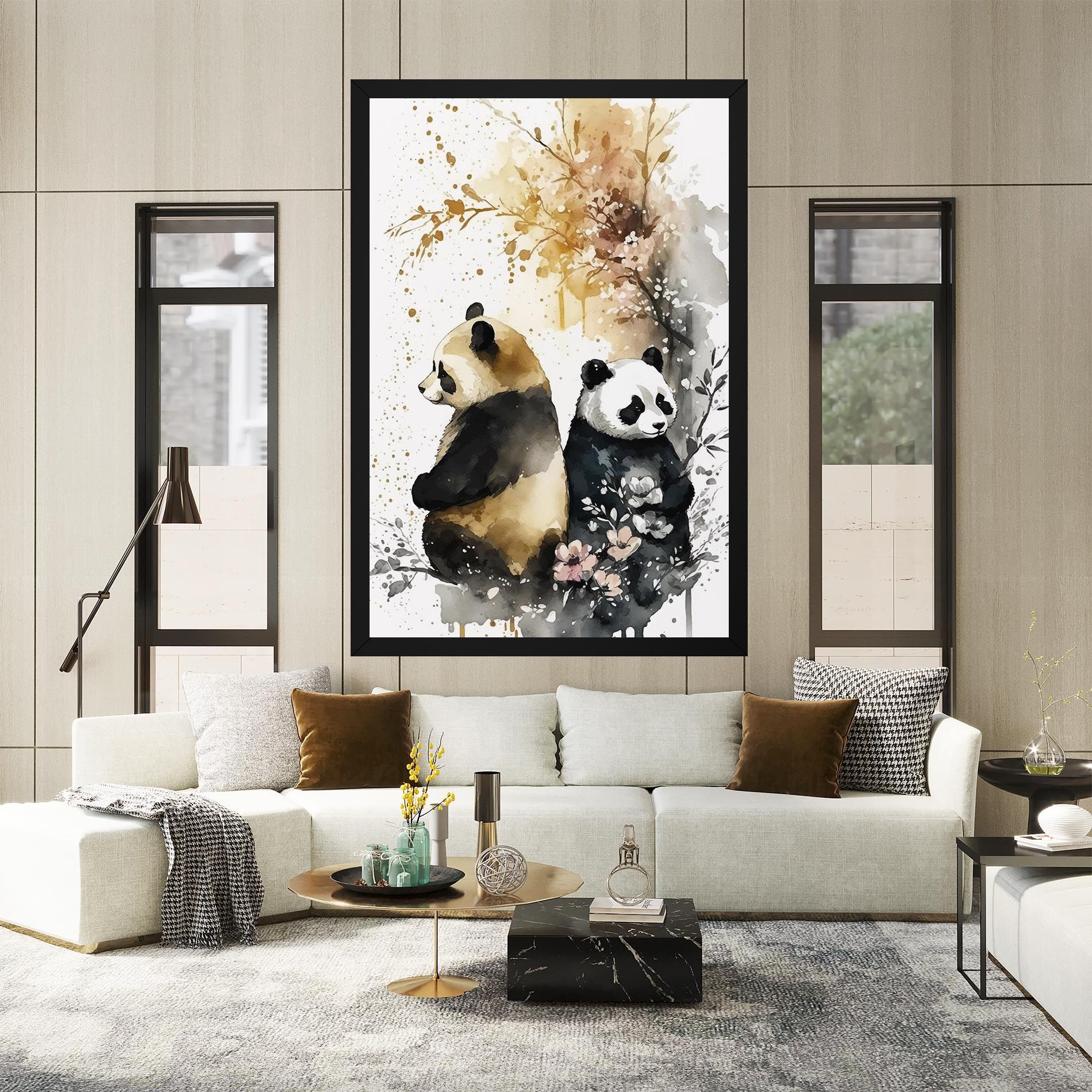 Gold Panda Art mockup 2