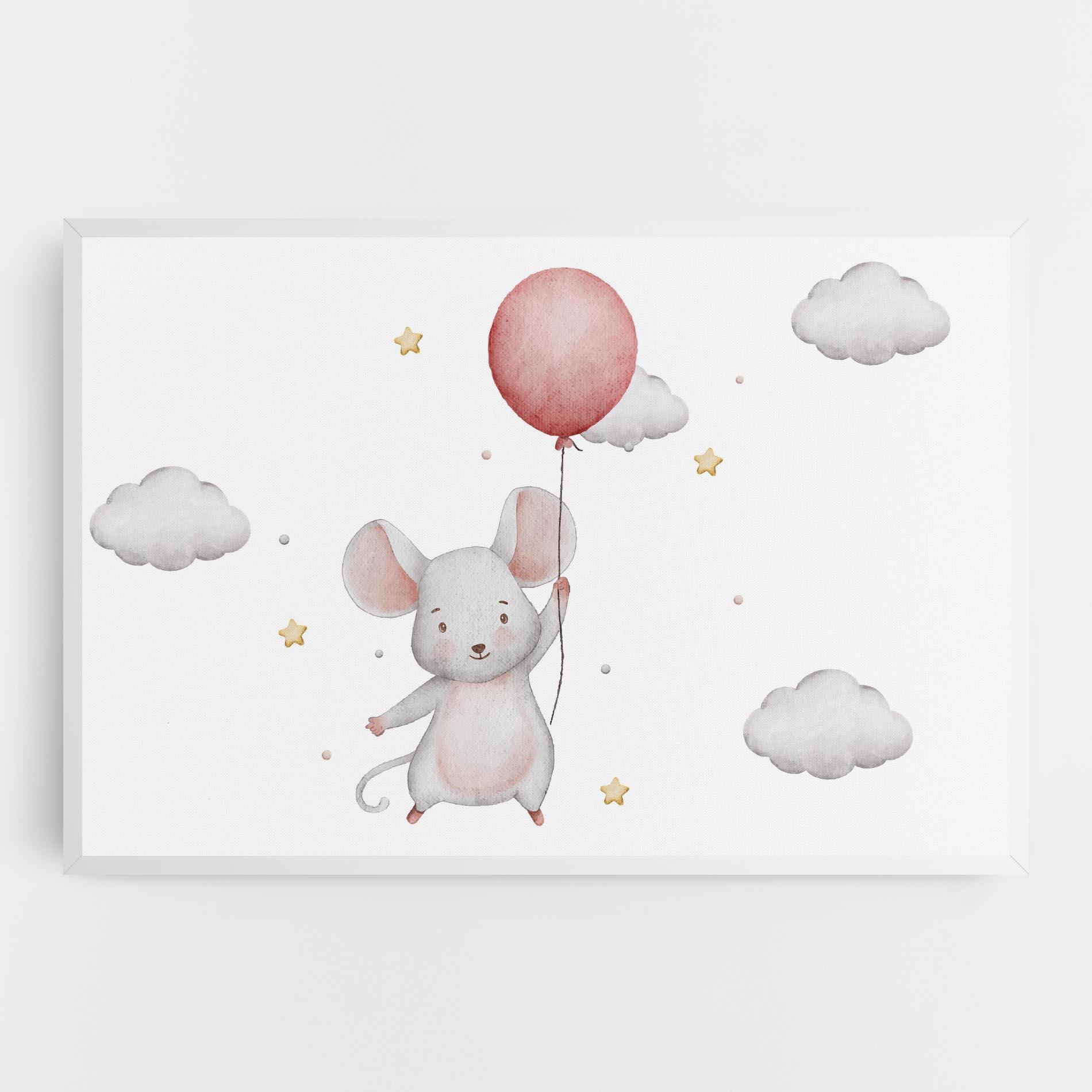 Картина на платно Mouse Balloon mockup 0