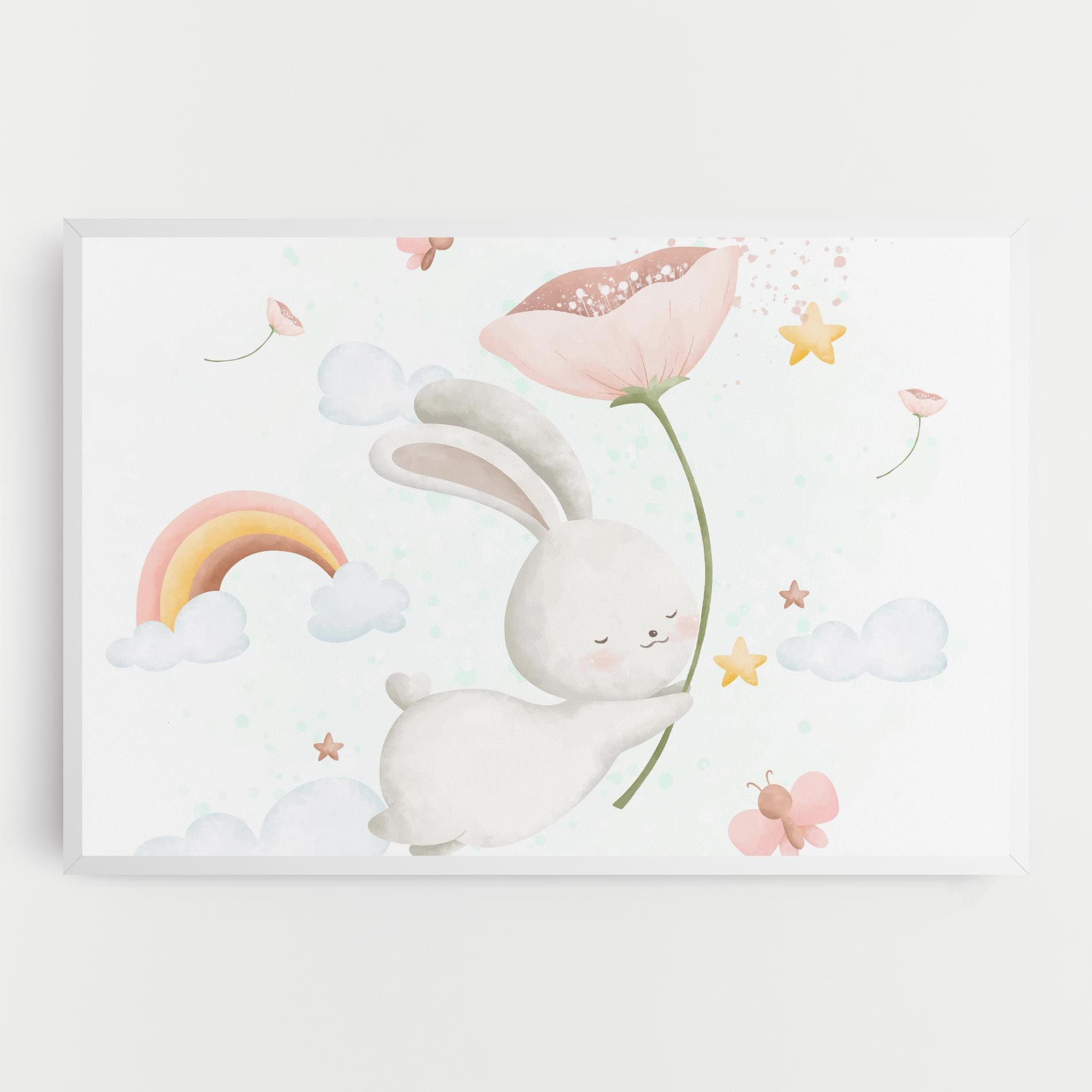 Spring Flower Bunny mockup 0