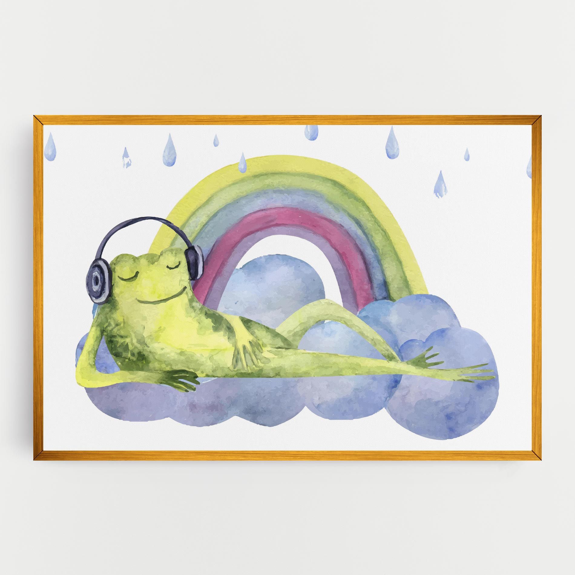 Rainbow Frog mockup 0