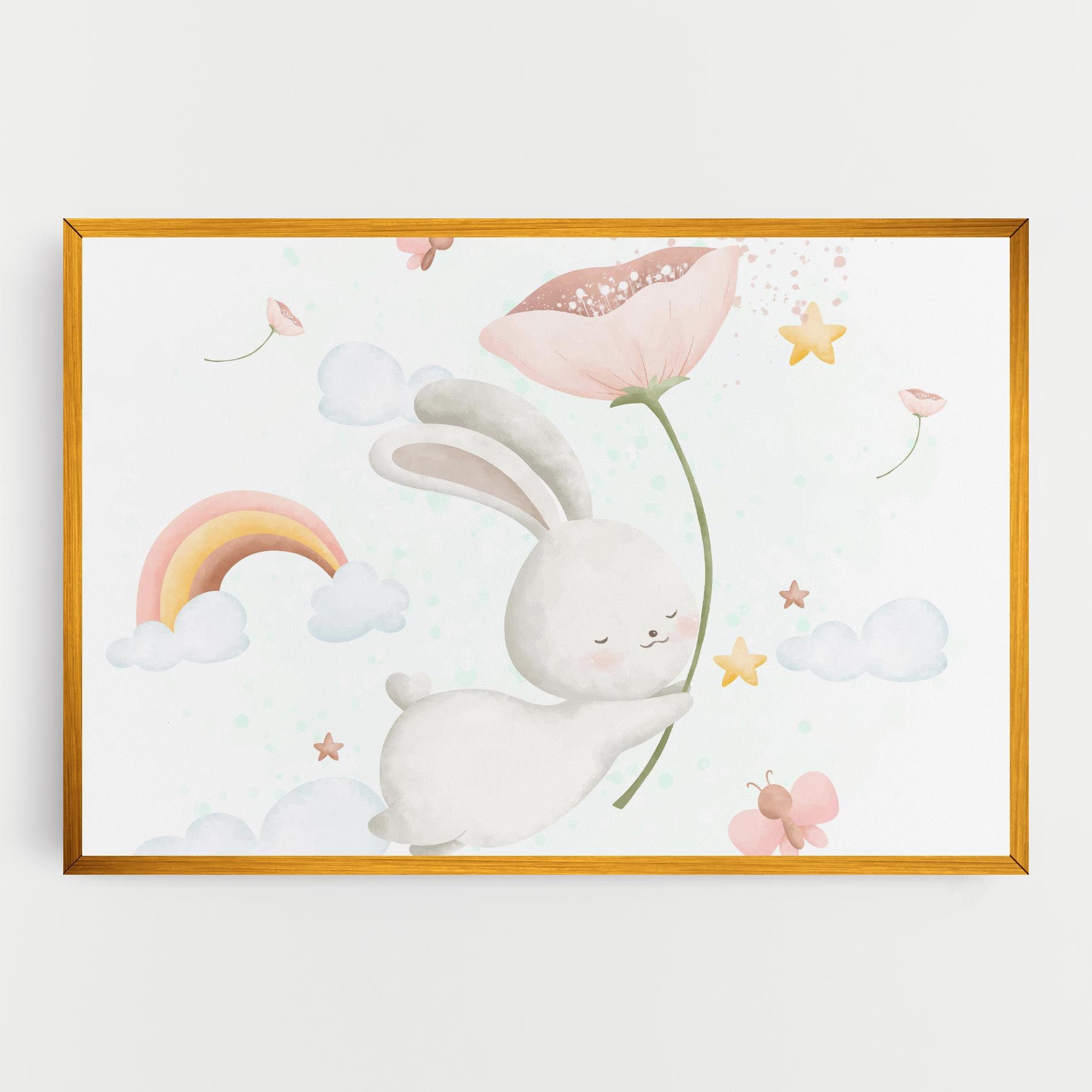 Spring Flower Bunny mockup 0