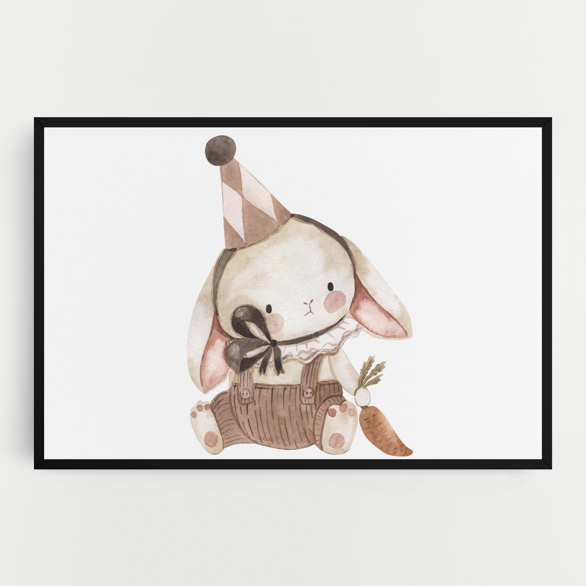 Картина на платно Baby Brown Rabbit mockup 0