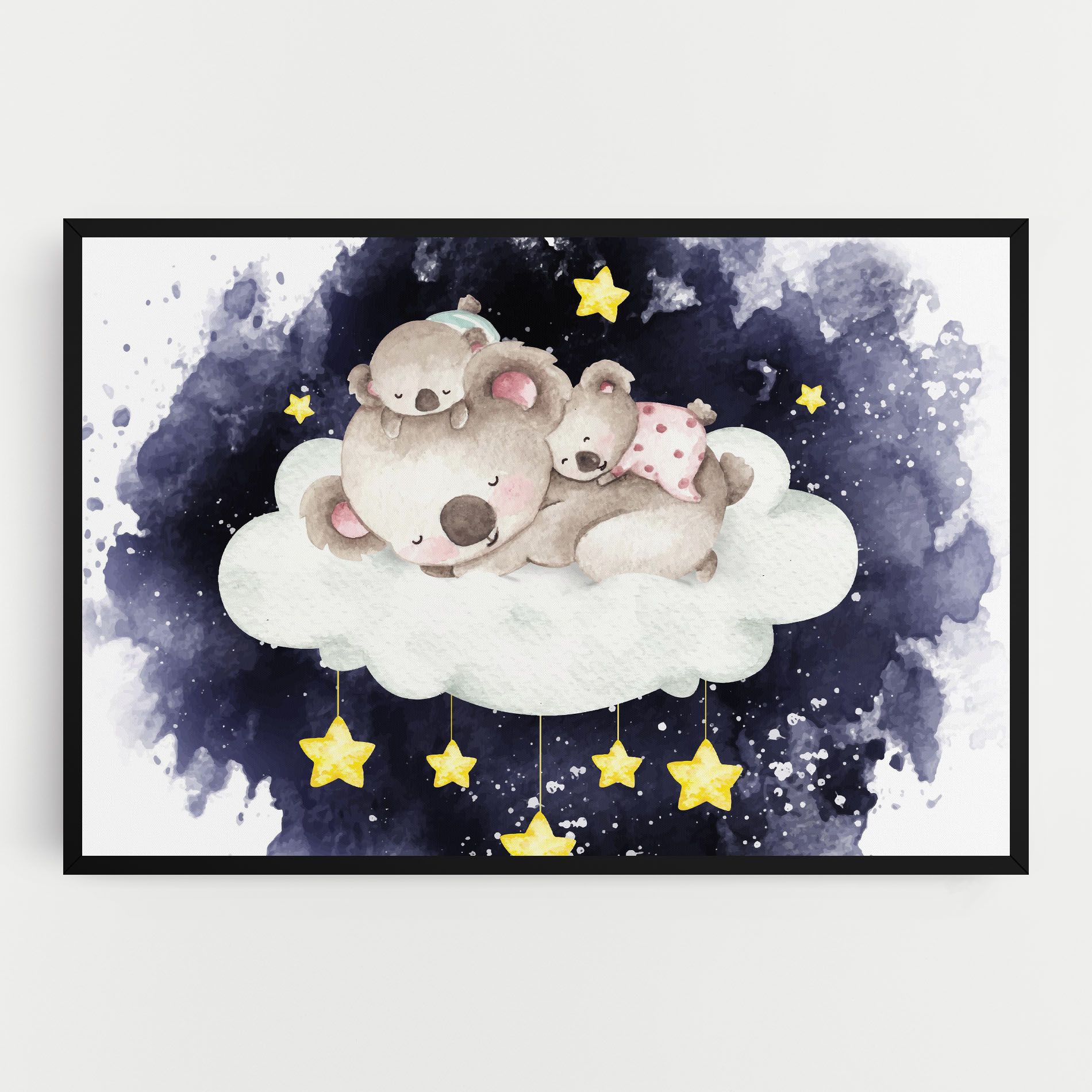 Baby Koala Sleeping mockup 0