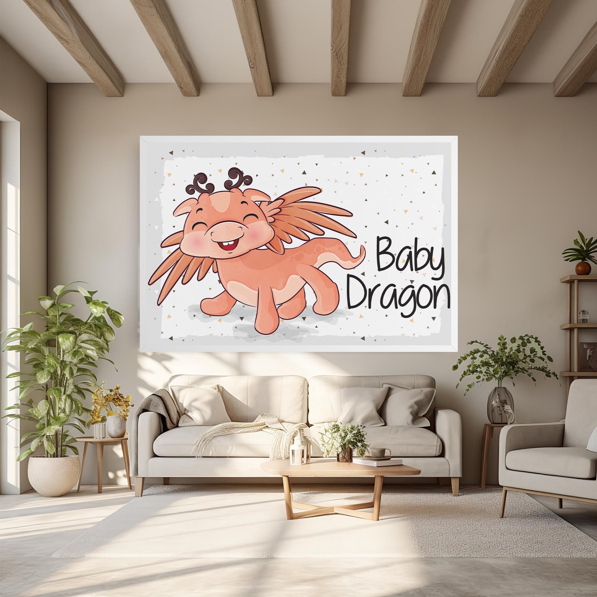 Baby Cute Dragon mockup 6