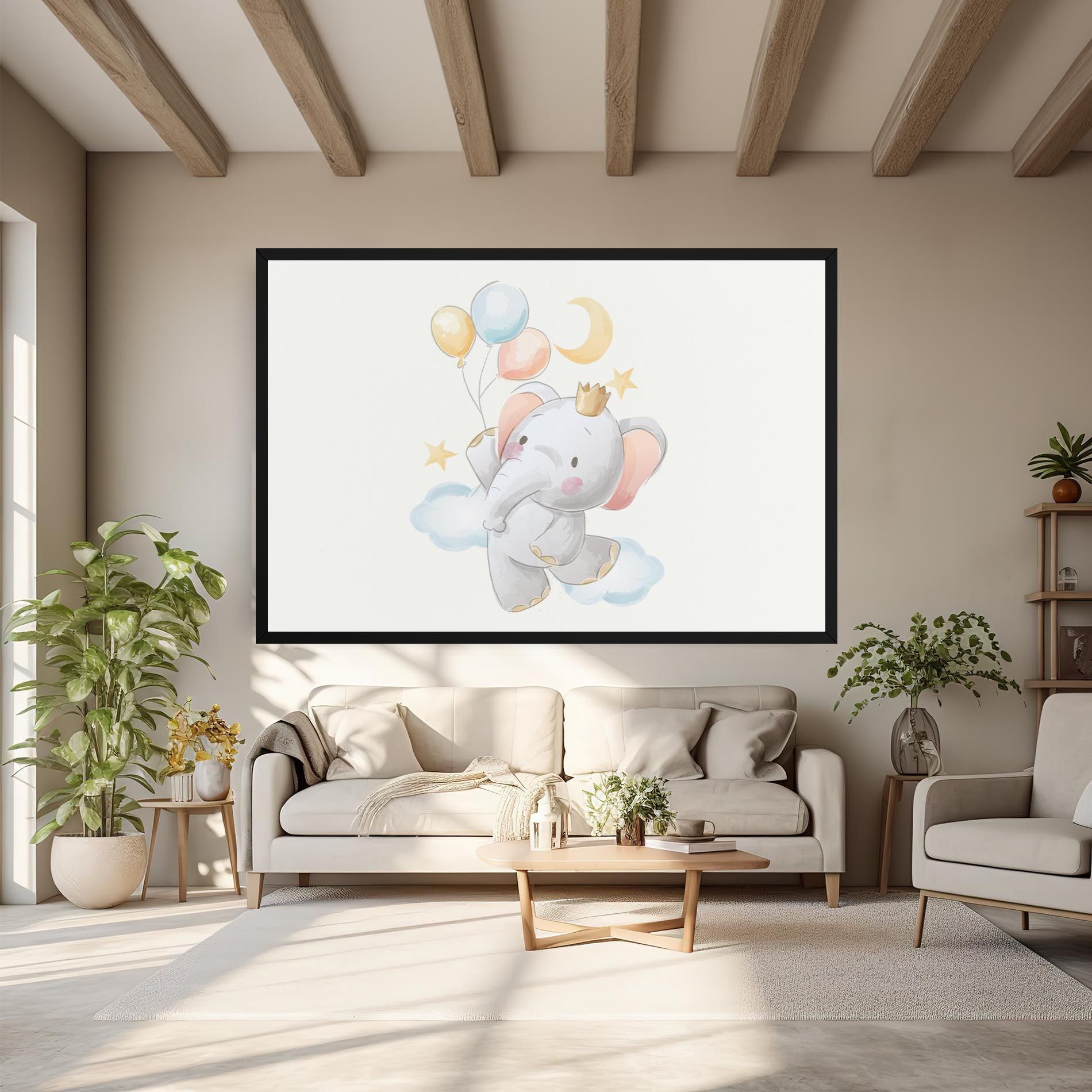 Elephant Flying mockup 6