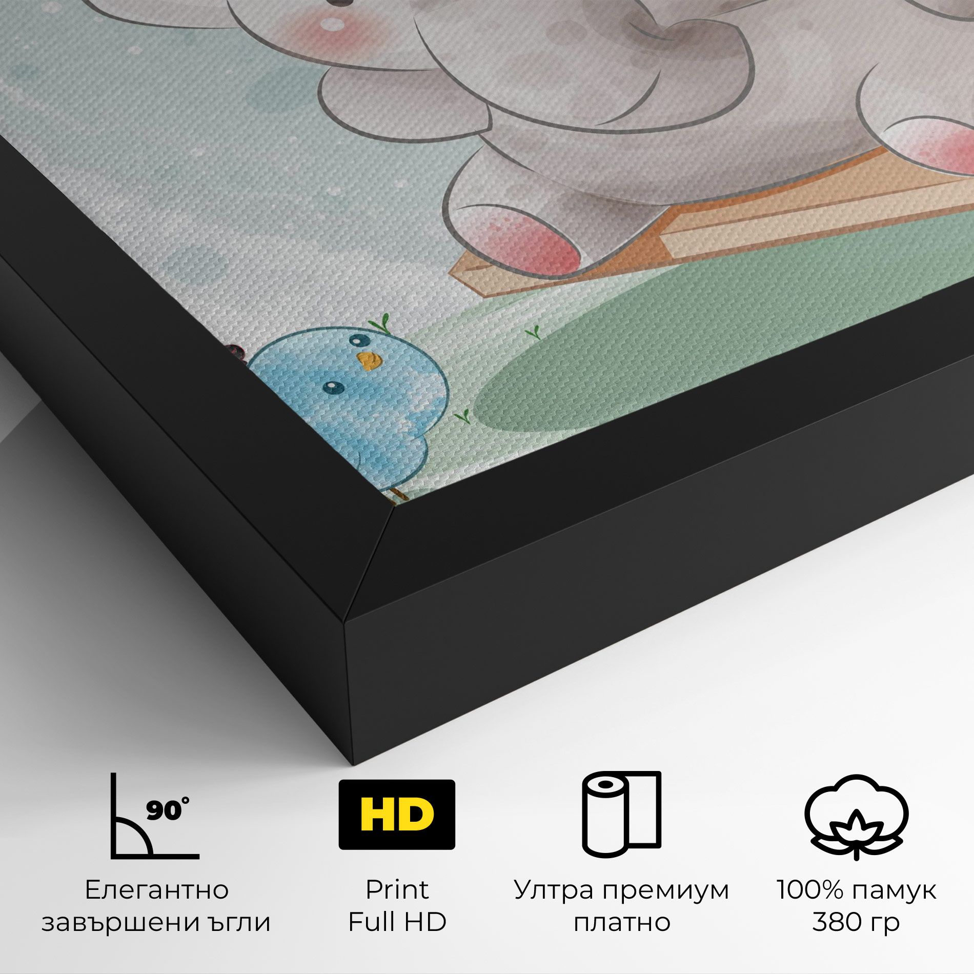 Bird Baby Elephant mockup 4