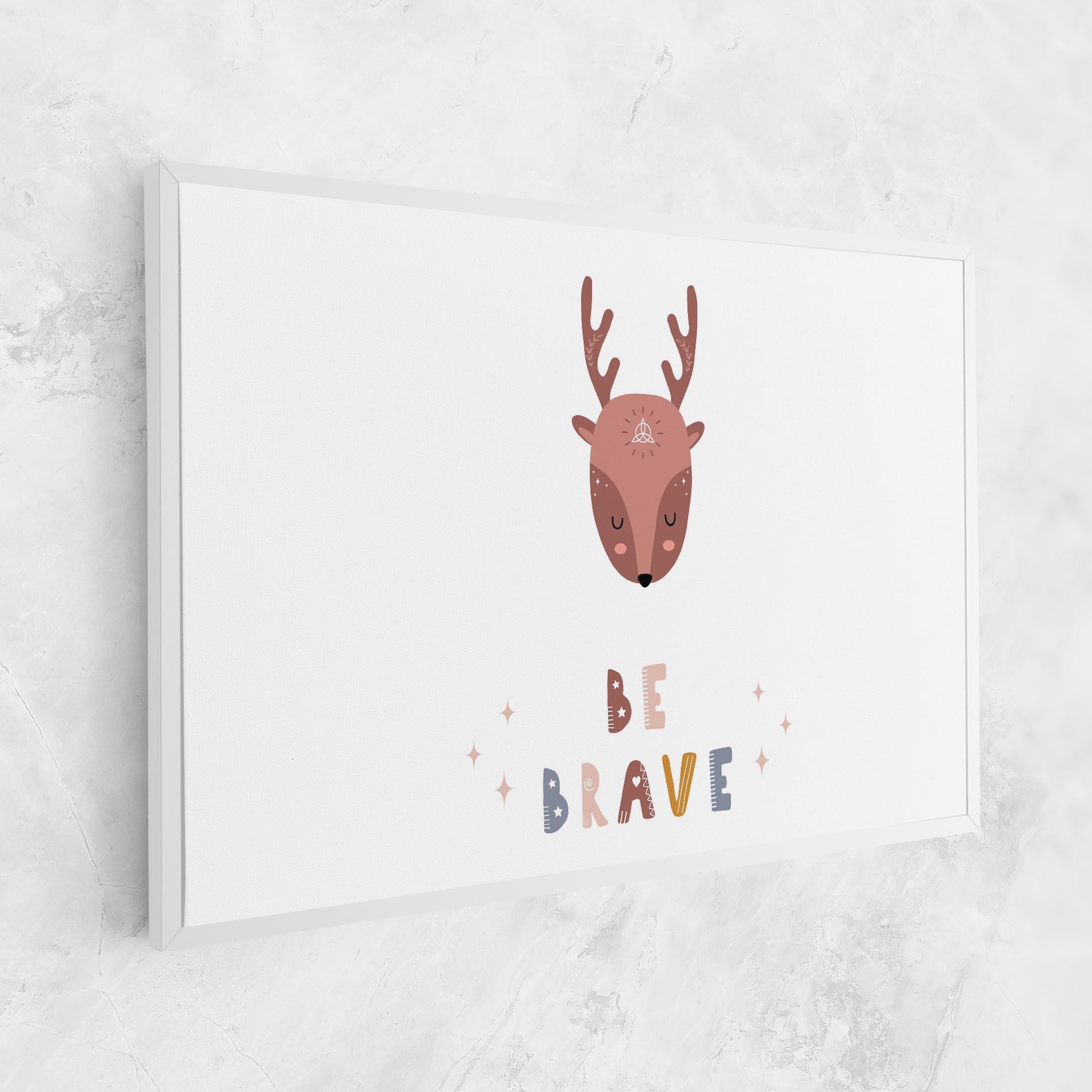 Картина на платно Brave Deer mockup 1